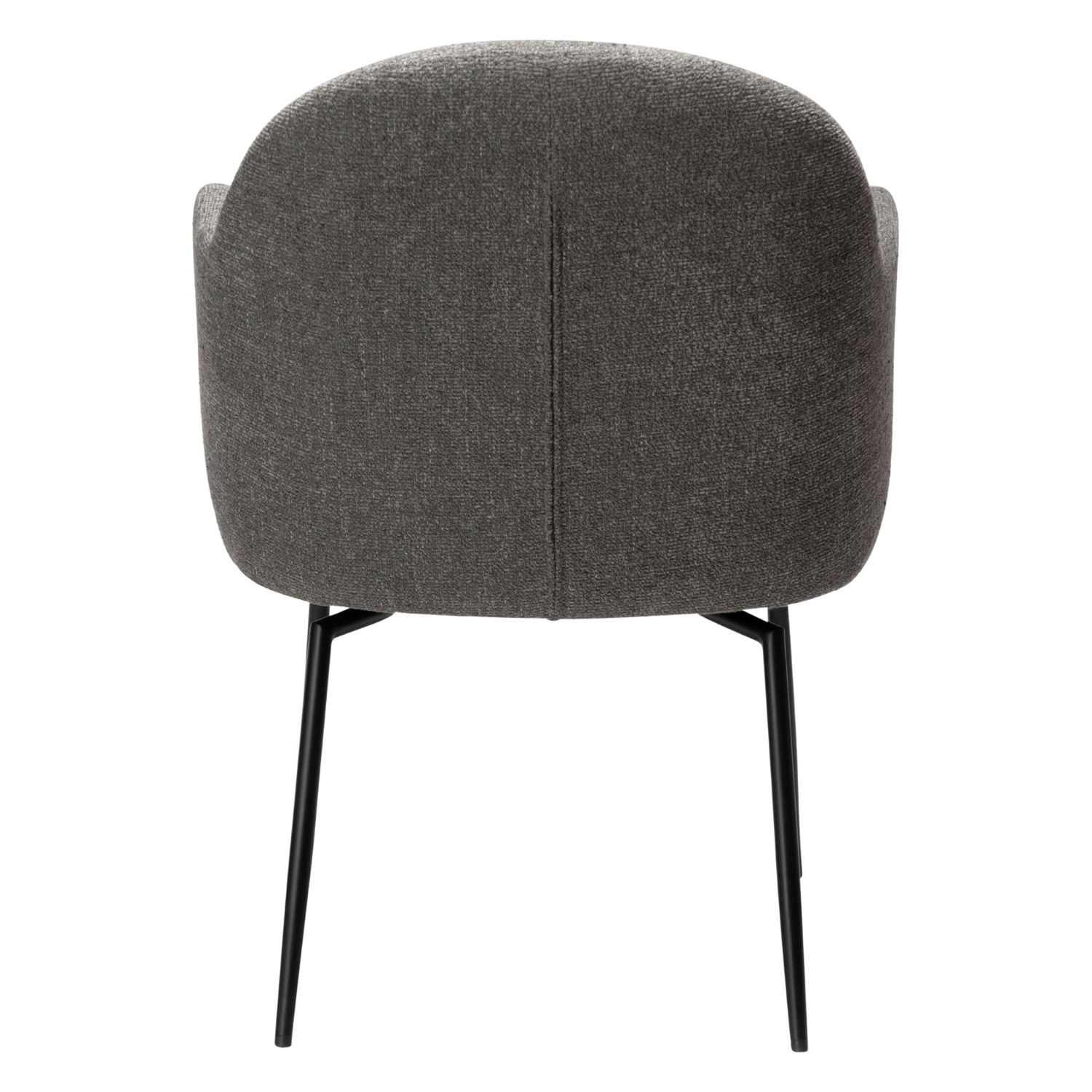 Dan-Form Bae spisebordsstol – Pebble Earth bouclé, sort drejestel
