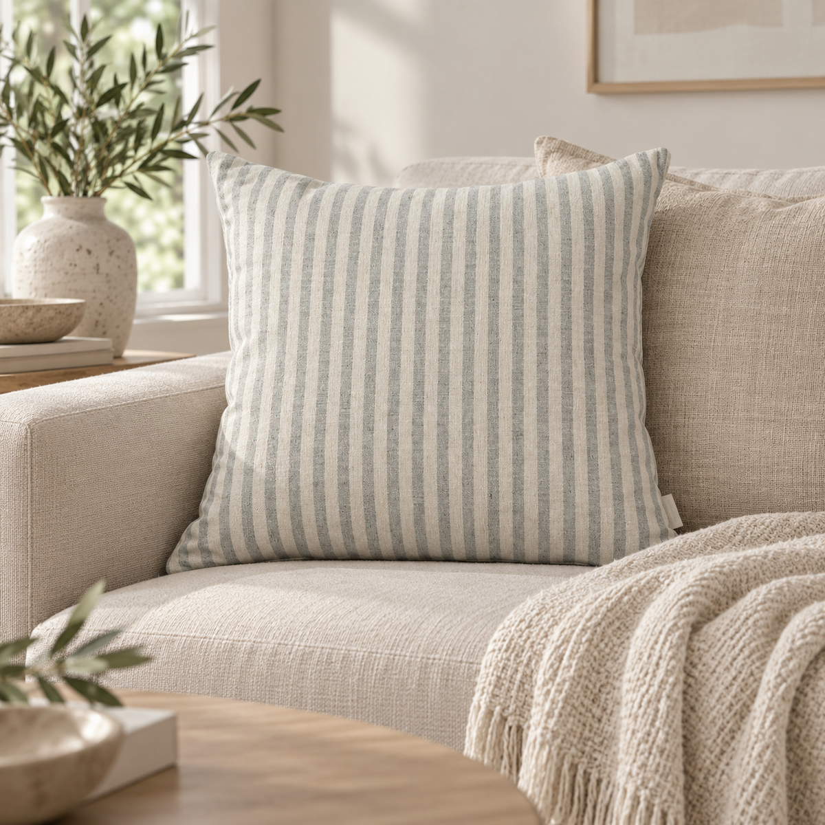 Bornholm pude - Dusty Blue