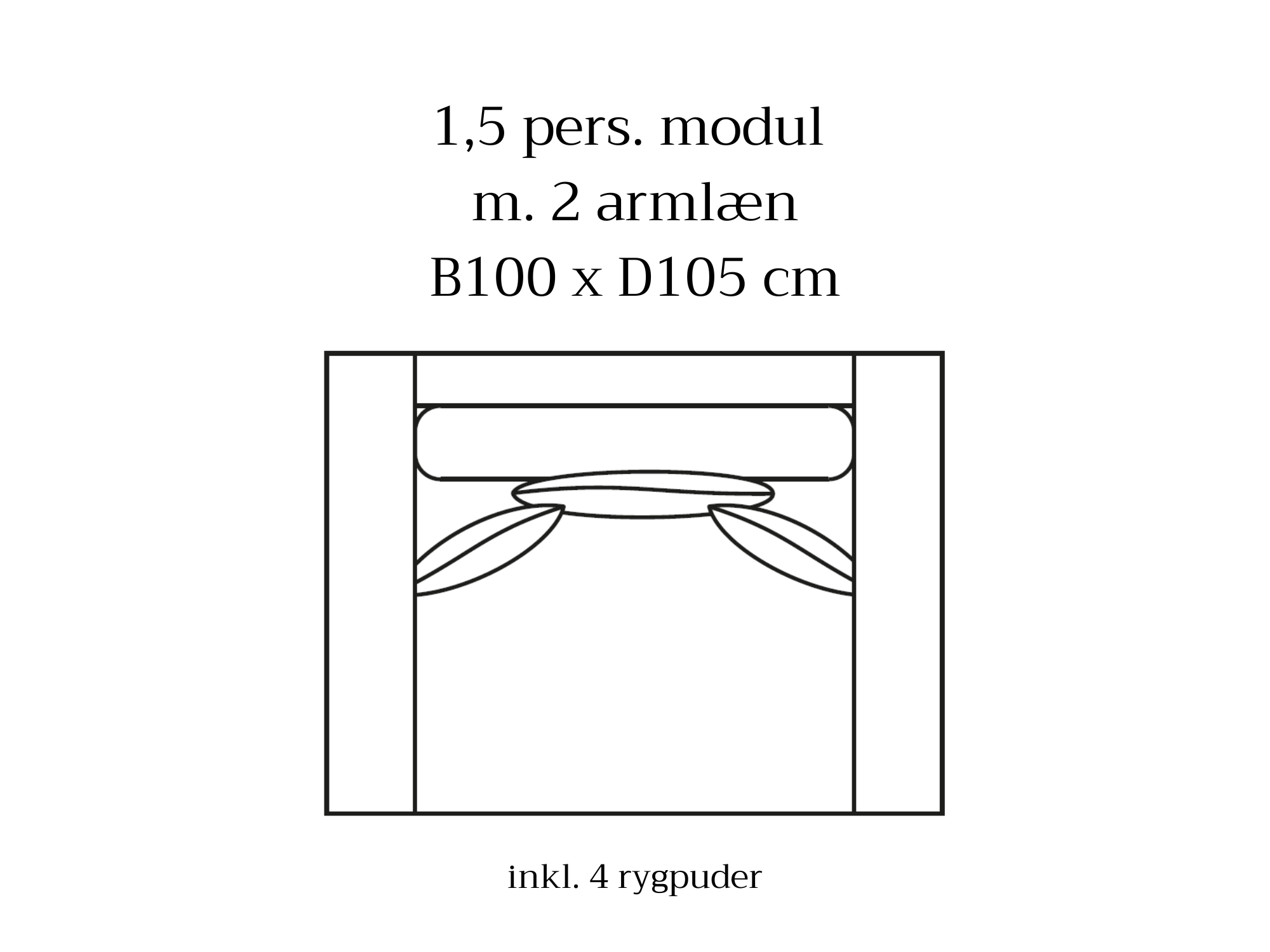 Tuva modulsofa