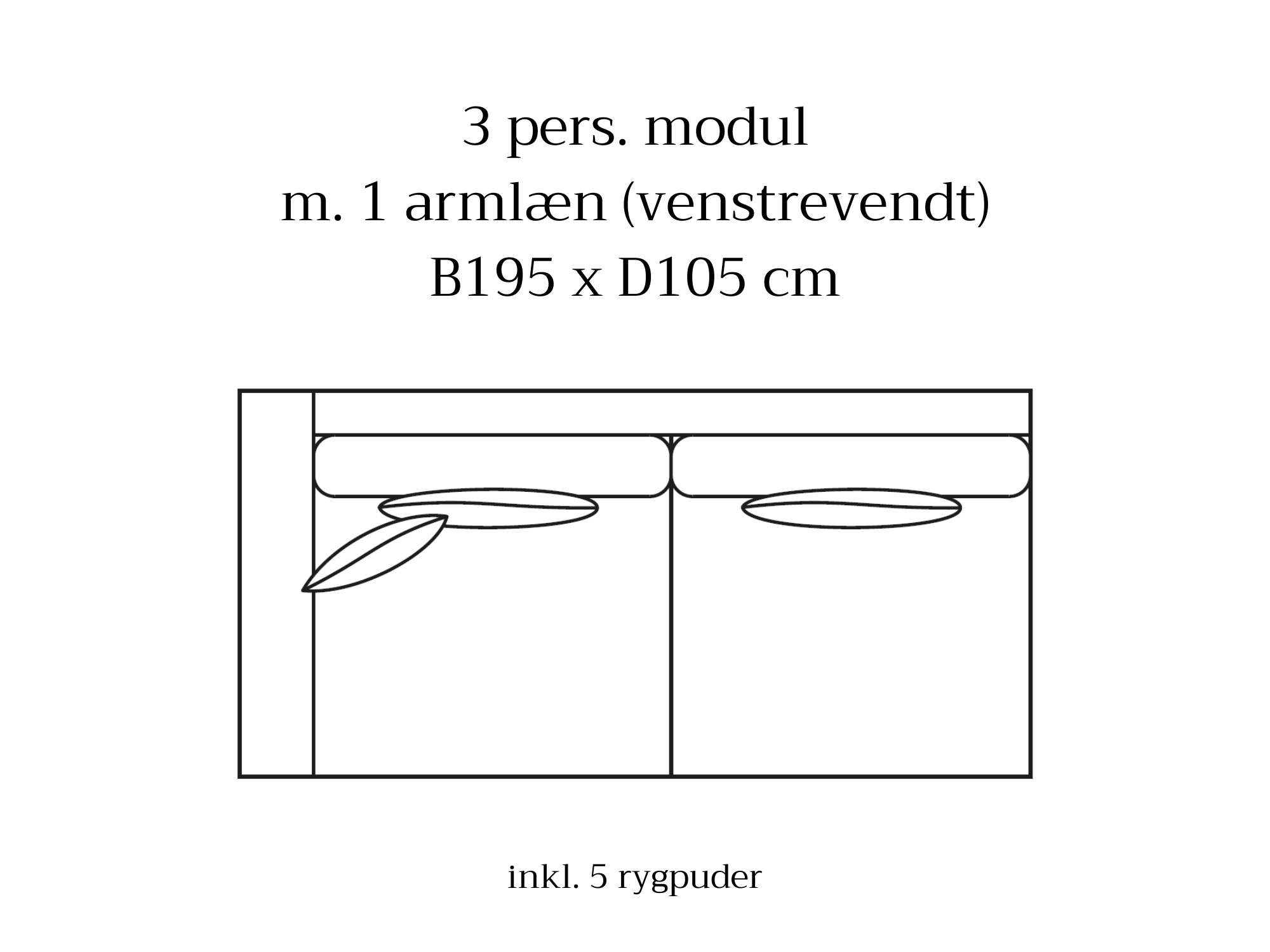 Tuva modulsofa