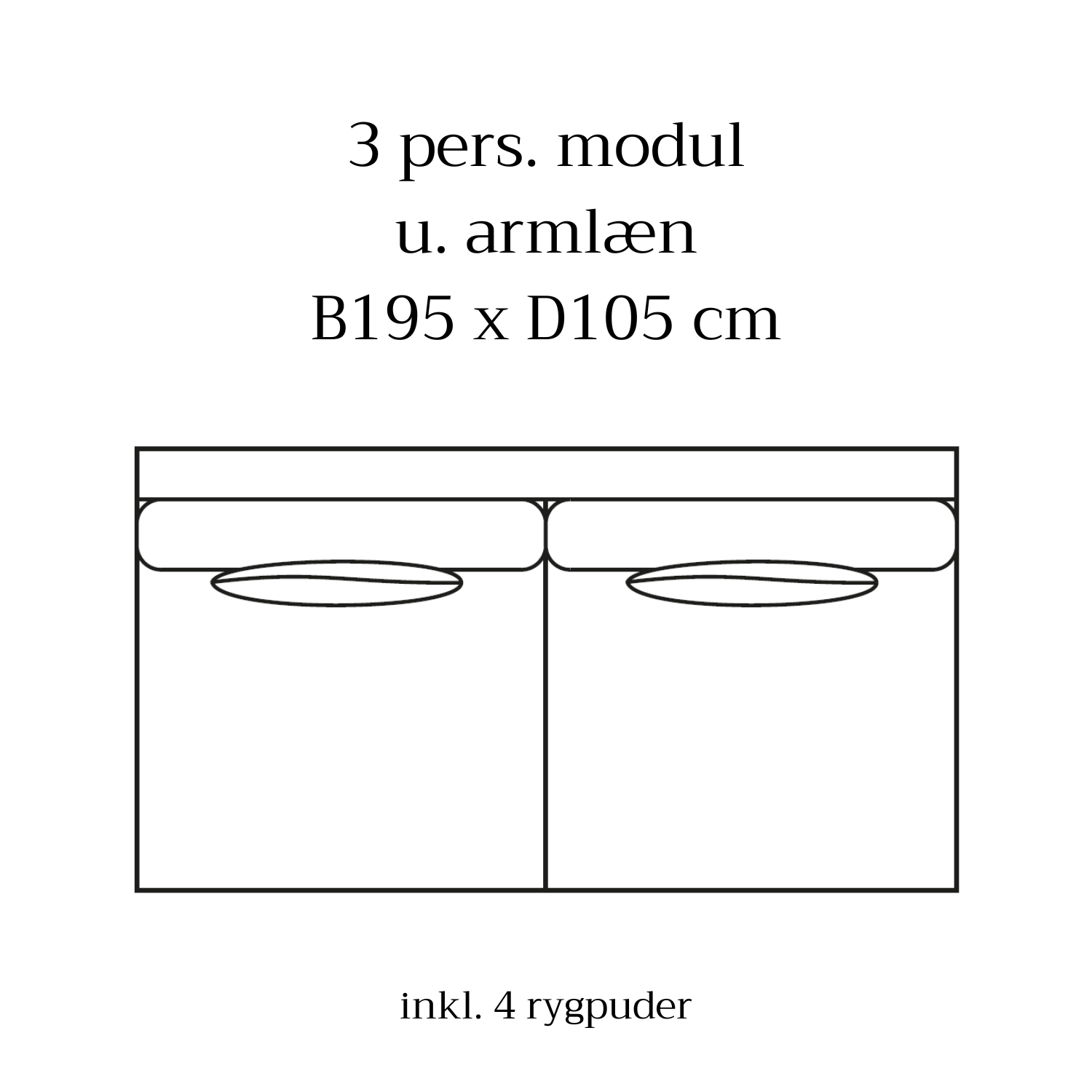 Tuva modulsofa