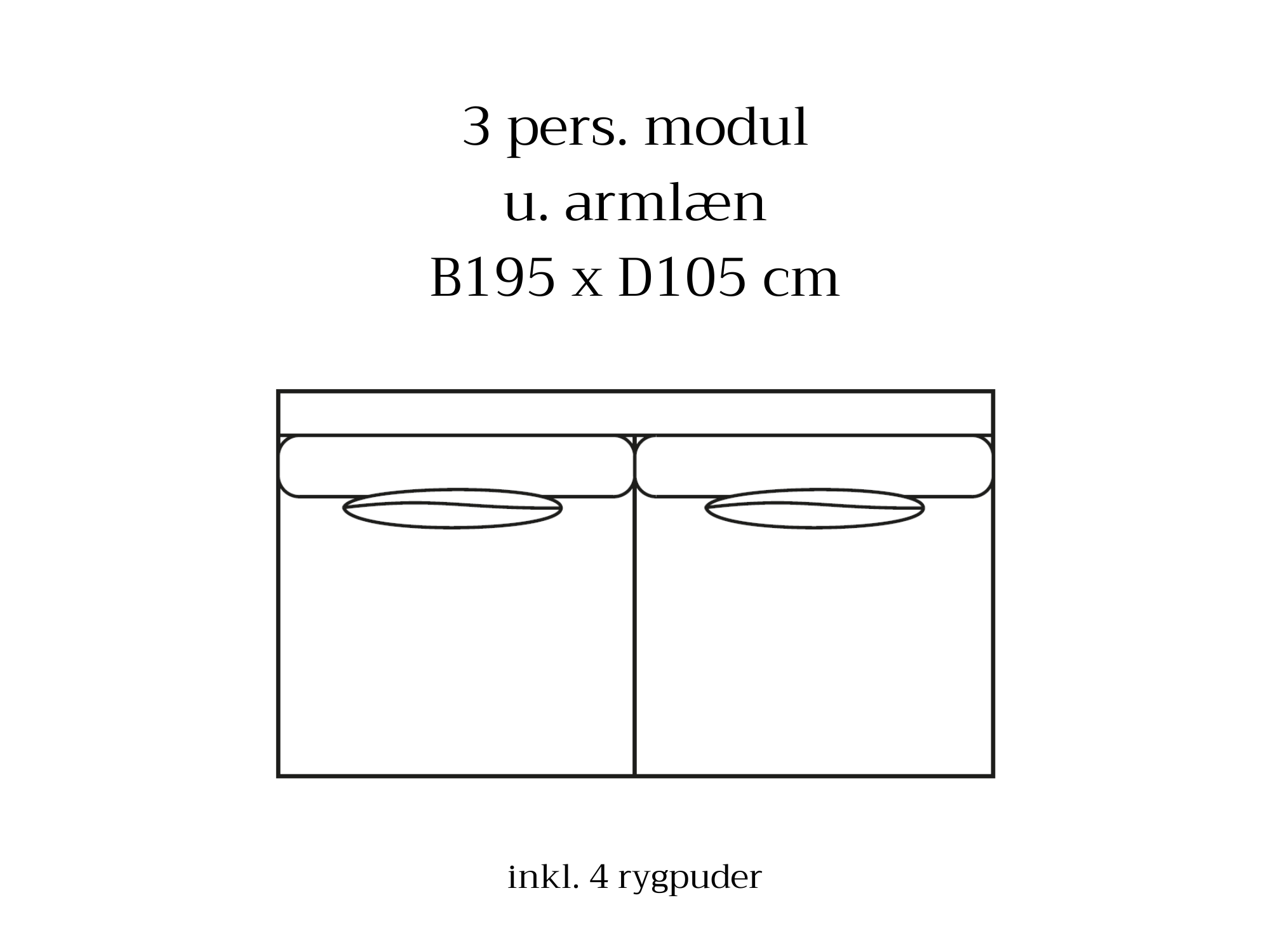 Tuva modulsofa