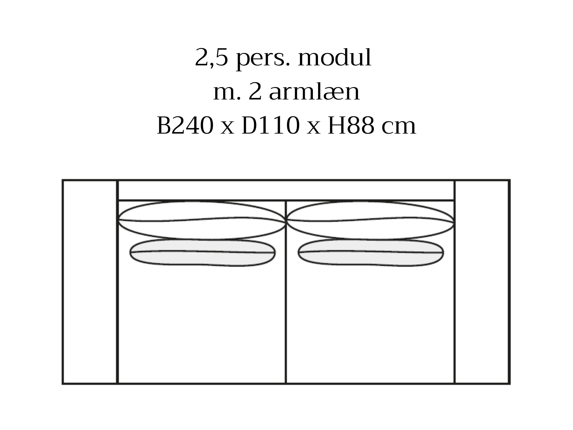Smooth modulsofa
