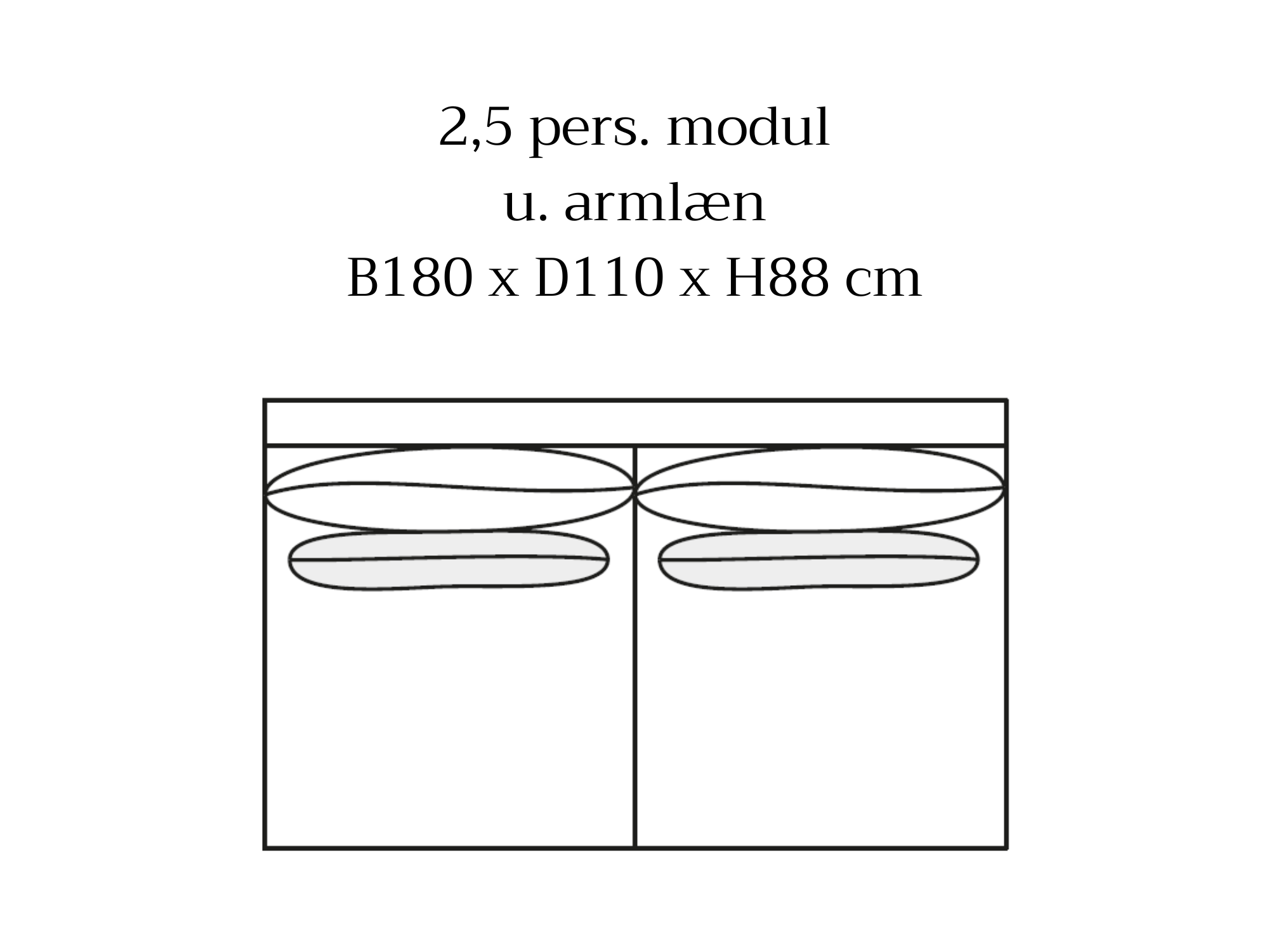 Smooth modulsofa