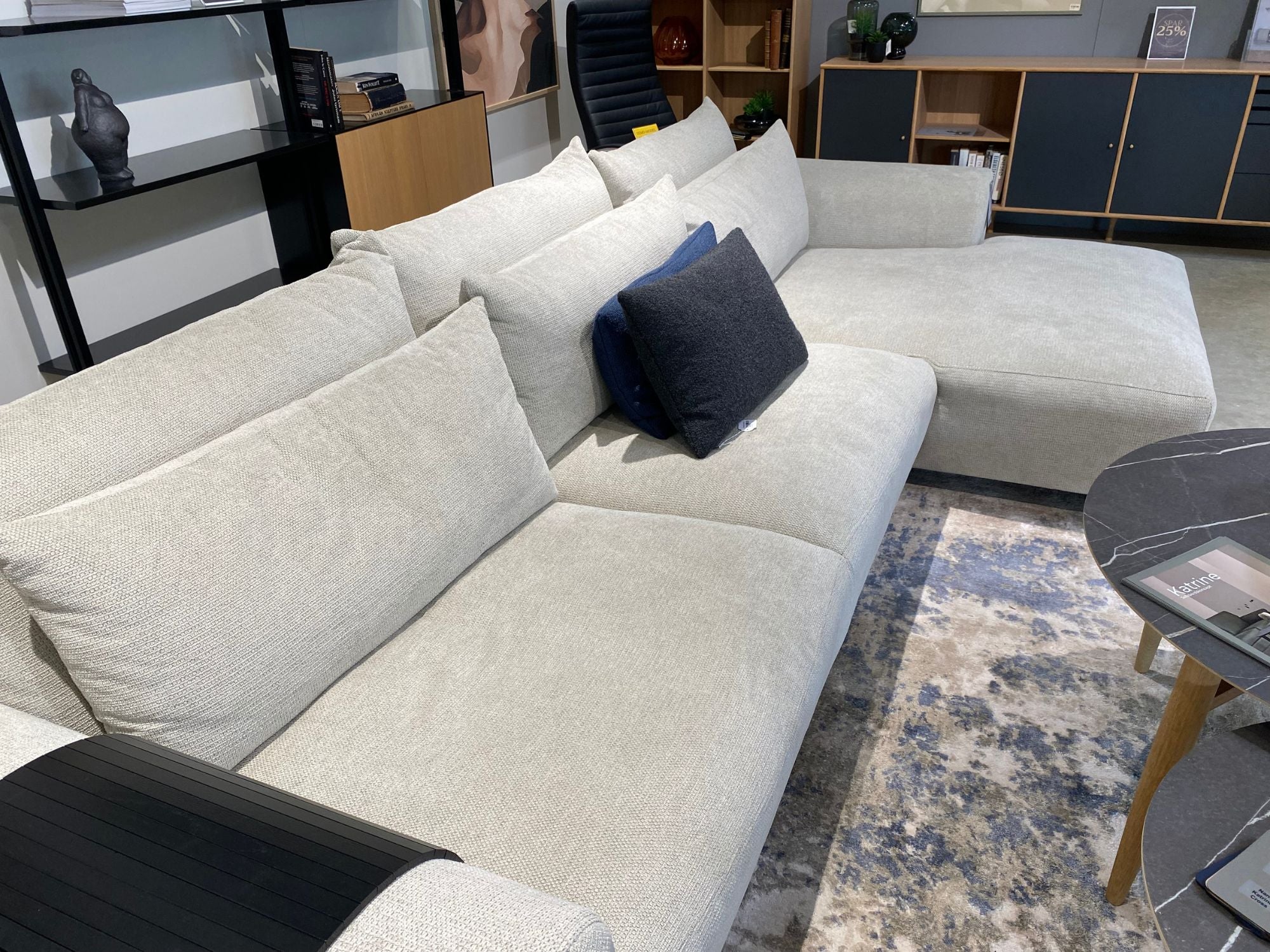 DEMO MODEL - Burhens Smooth chaiselongsofa - AFHENTNINGSTILBUD