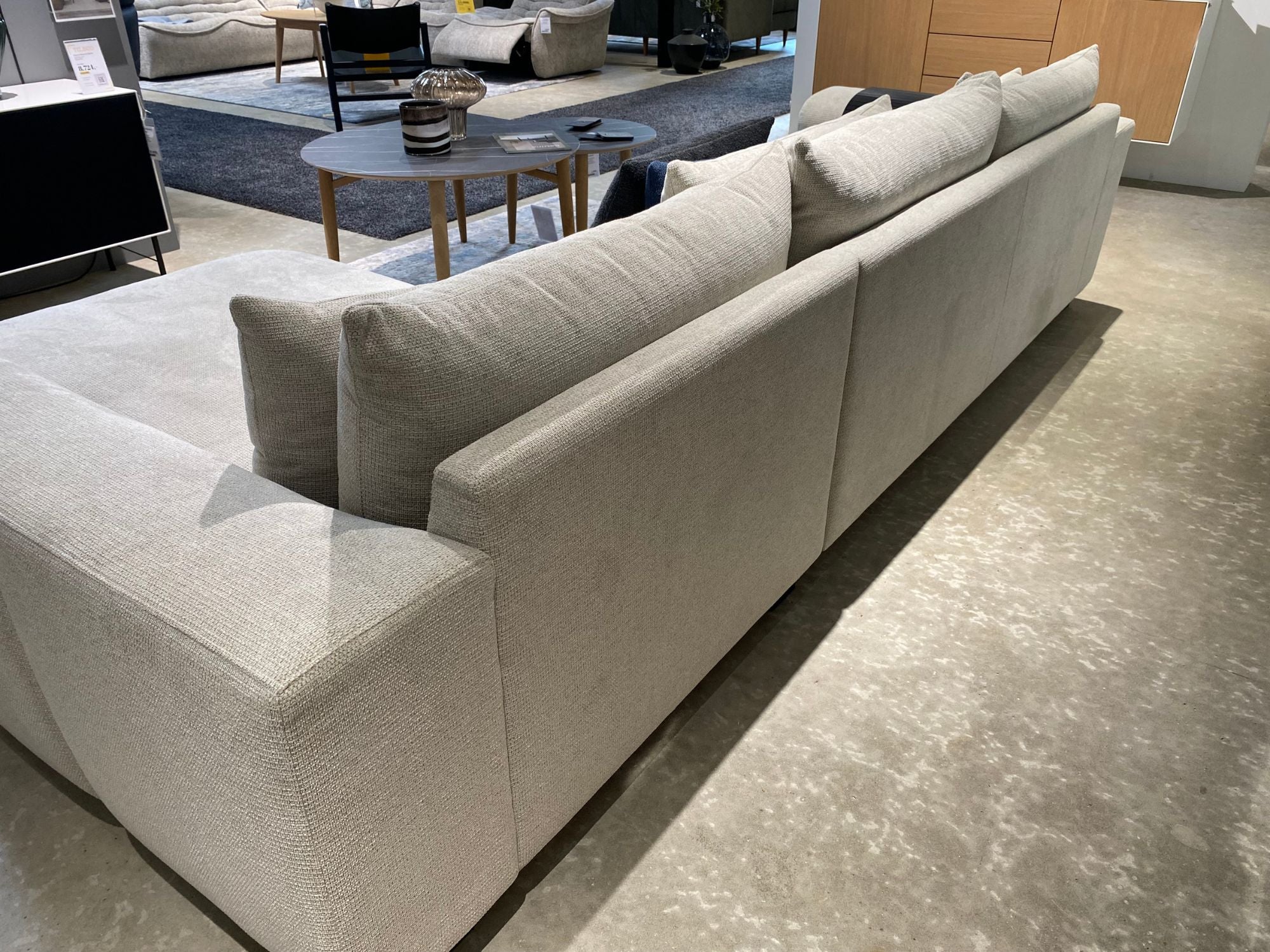 DEMO MODEL - Burhens Smooth chaiselongsofa - AFHENTNINGSTILBUD