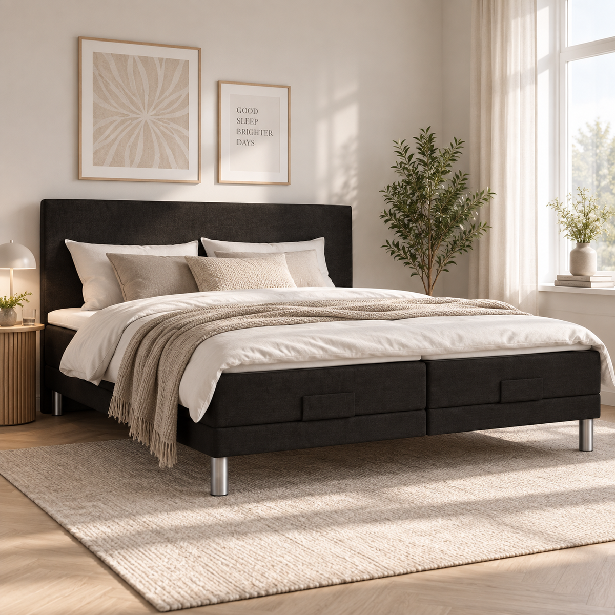 Classic elevationsseng m/topmadras inkl. sengeben