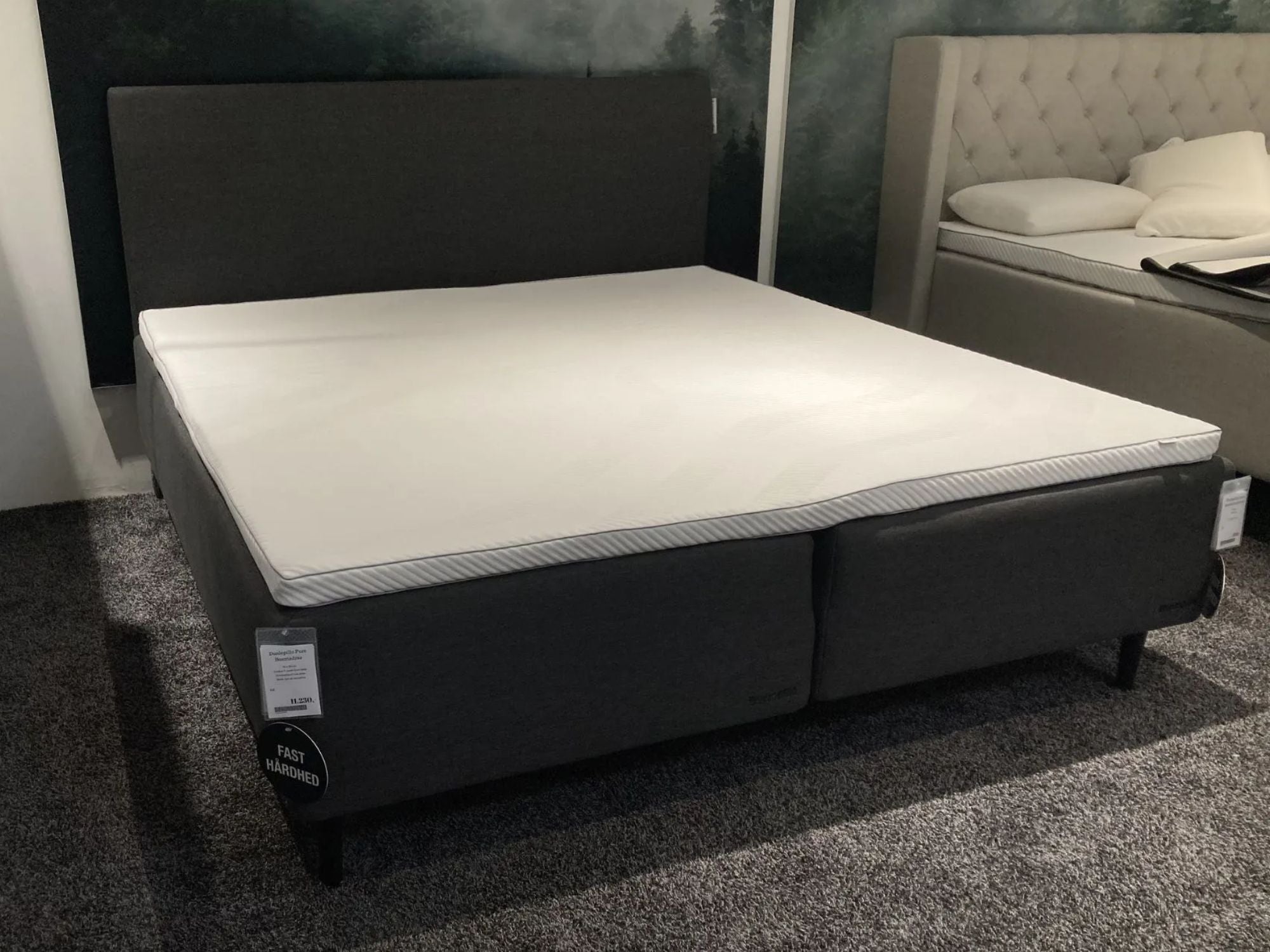 DEMO MODEL - Dunlopillo Pure boxsæt - AFHENTNINGSTILBUD