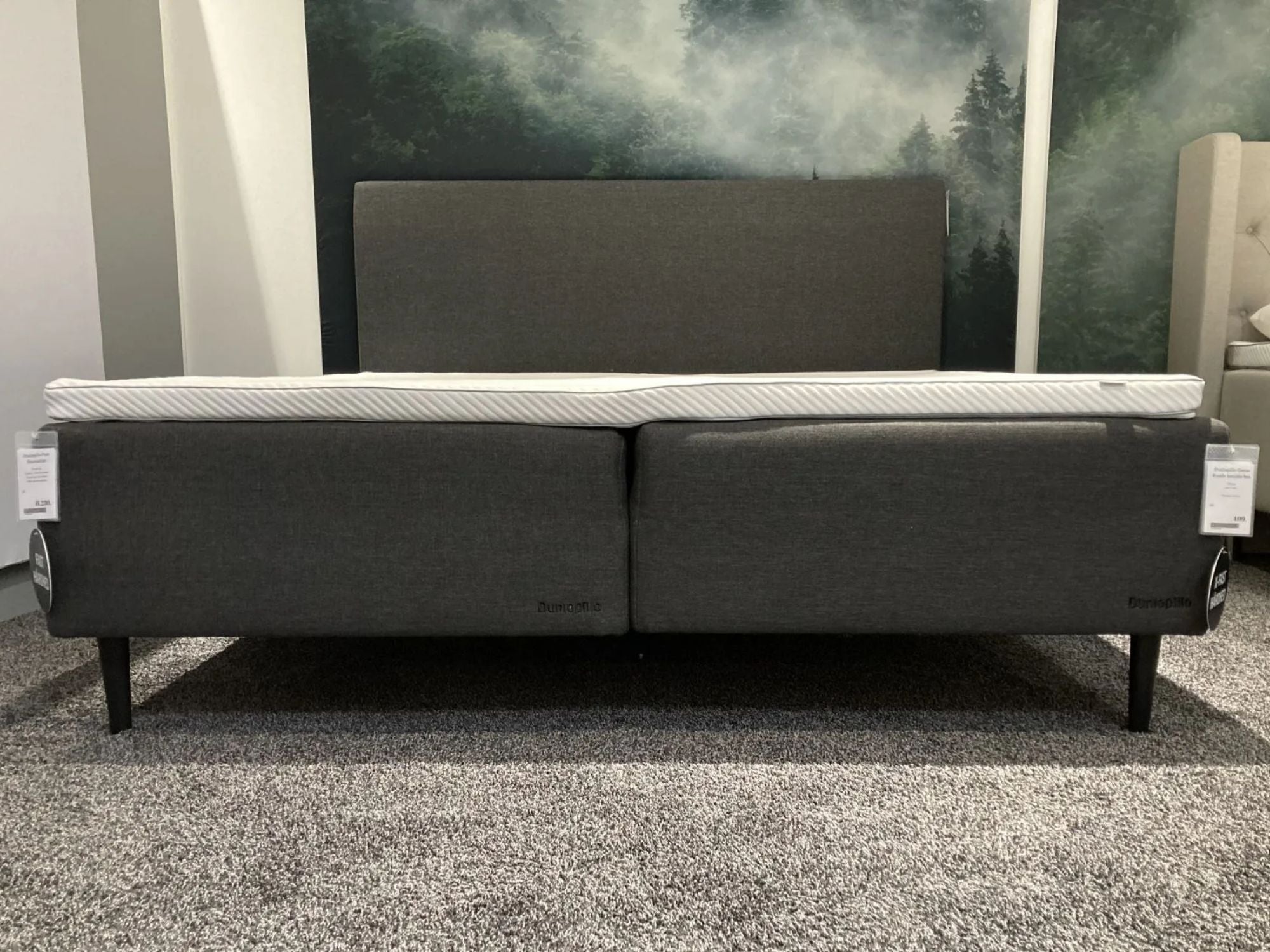 DEMO MODEL - Dunlopillo Pure boxsæt - AFHENTNINGSTILBUD