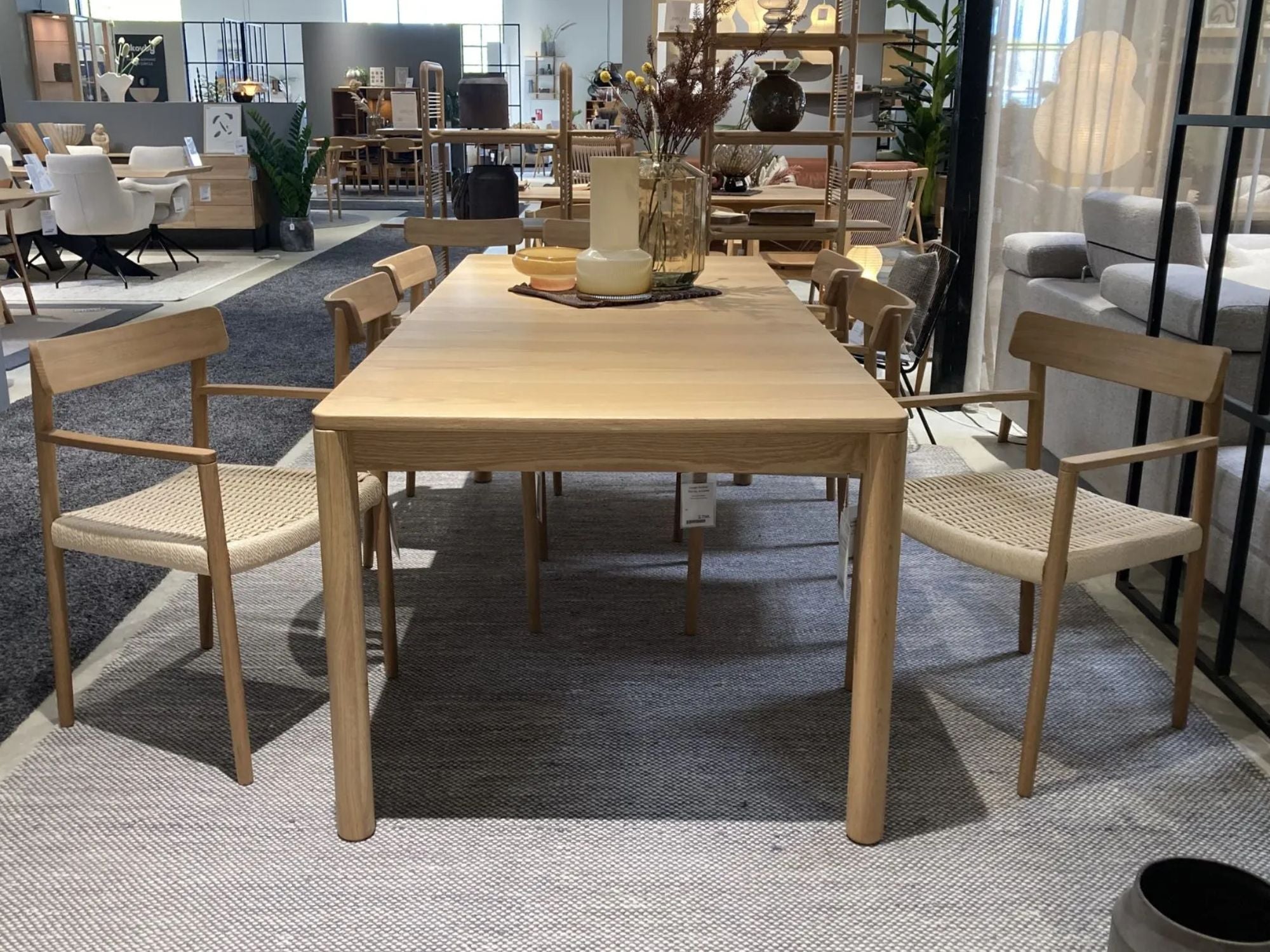 DEMO MODEL - 6 stk. Lexpo Sydney spisebordsstole m. armlæn - AFHENTNINGSTILBUD