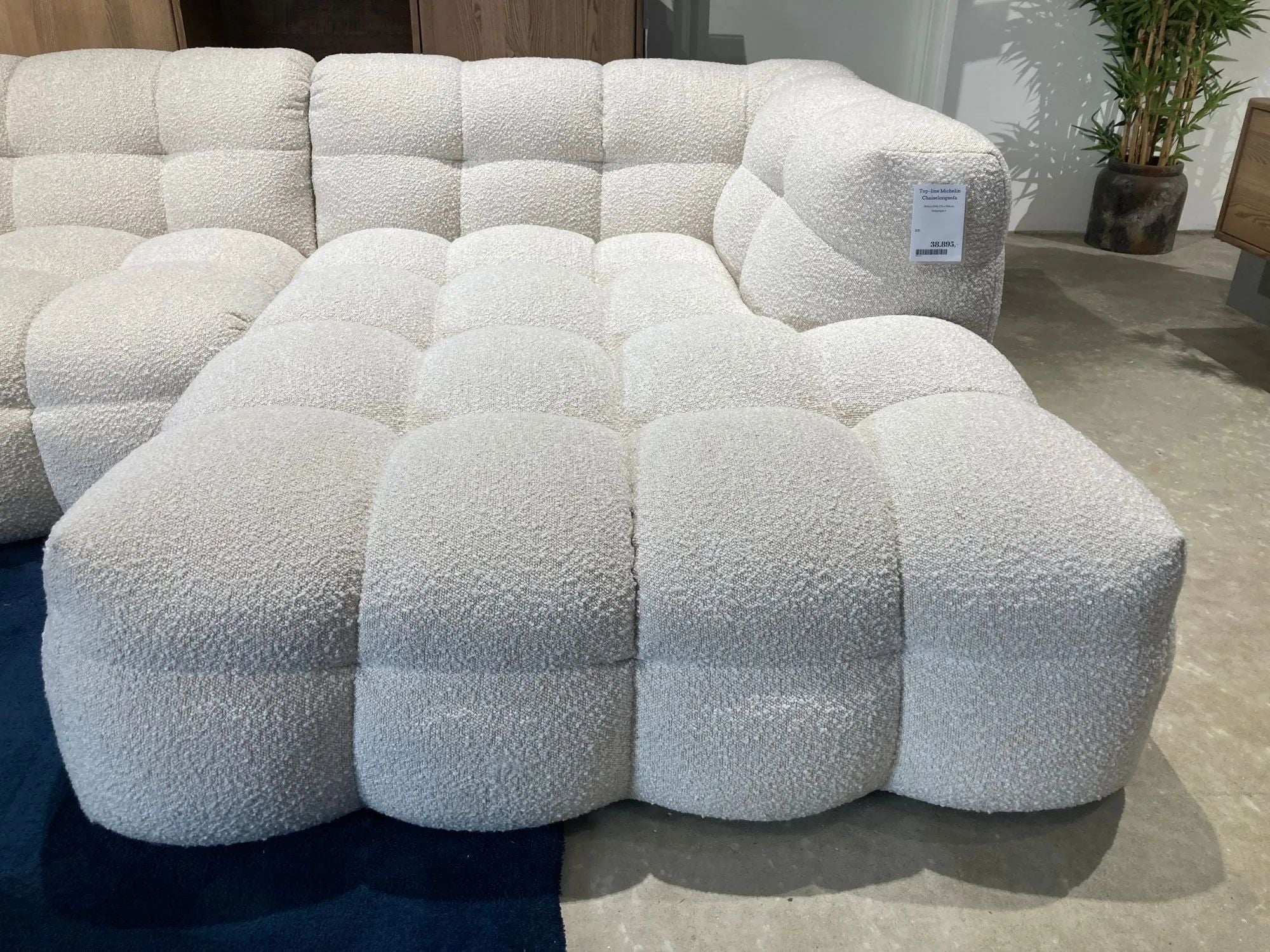 DEMO MODEL - Top-Line Michelin chaiselongsofa - AFHENTNINGSTILBUD