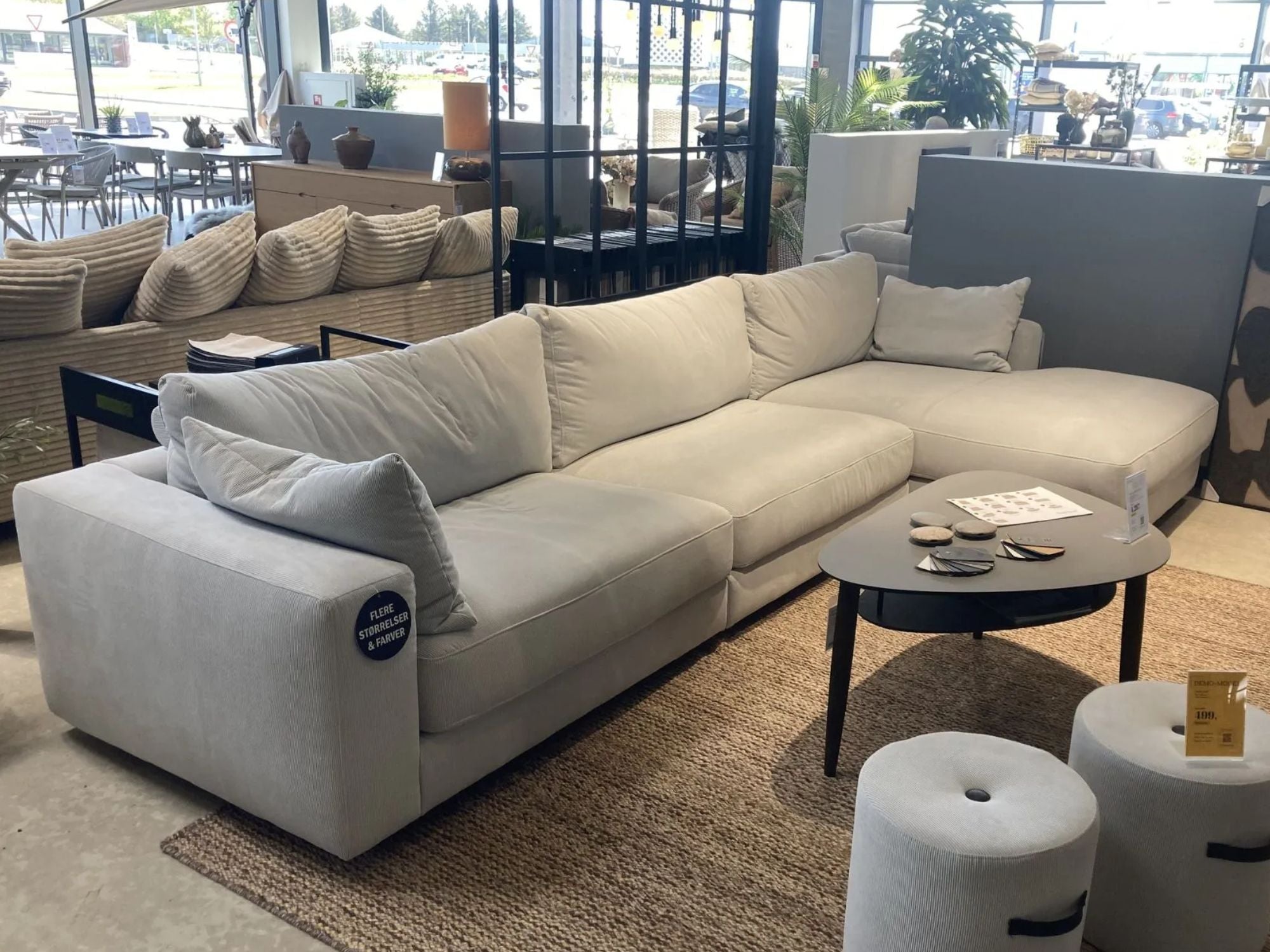 DEMO MODEL - Top-Line Thanos chaiselongsofa - AFHENTNINGSTILBUD