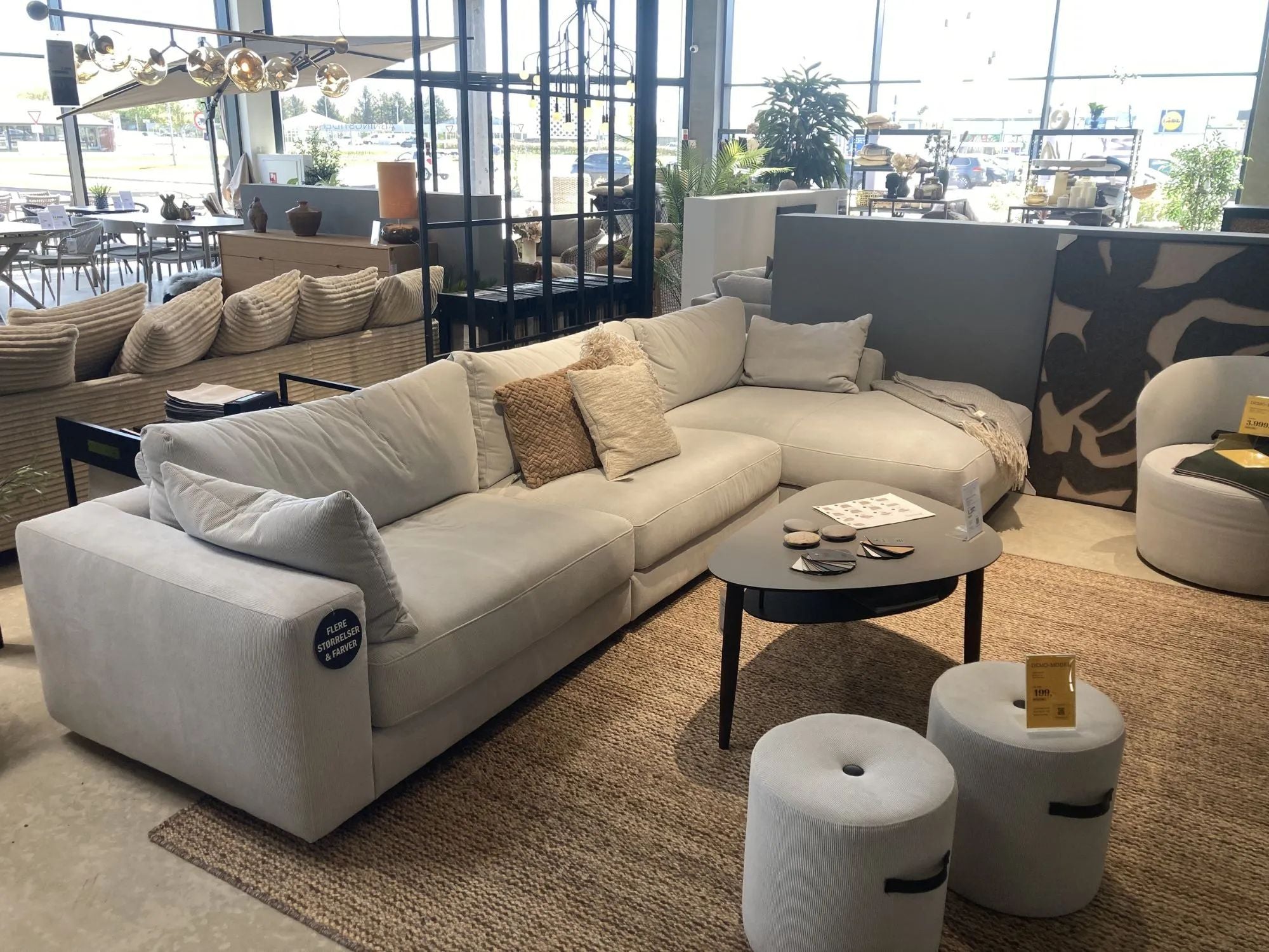 DEMO MODEL - Top-Line Thanos chaiselongsofa - AFHENTNINGSTILBUD