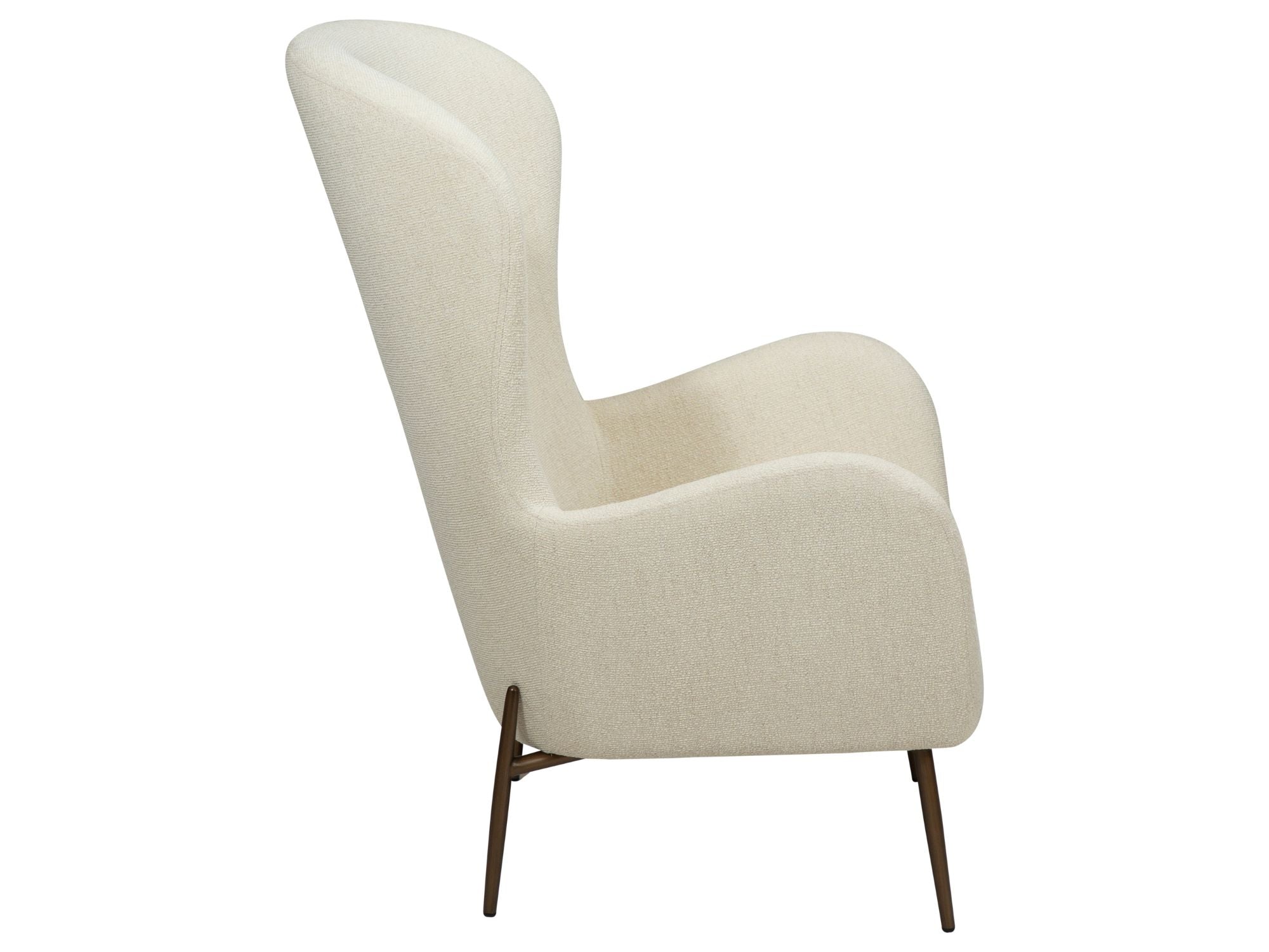 Glam loungestol m. høj ryg