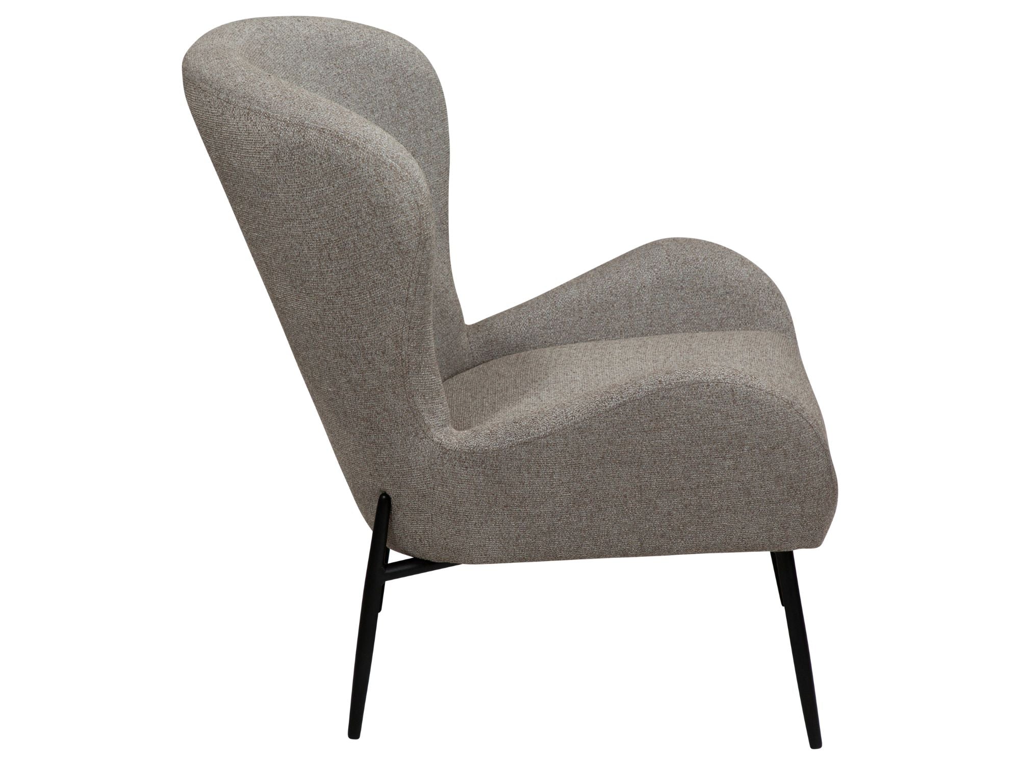Glam loungestol m. lav ryg