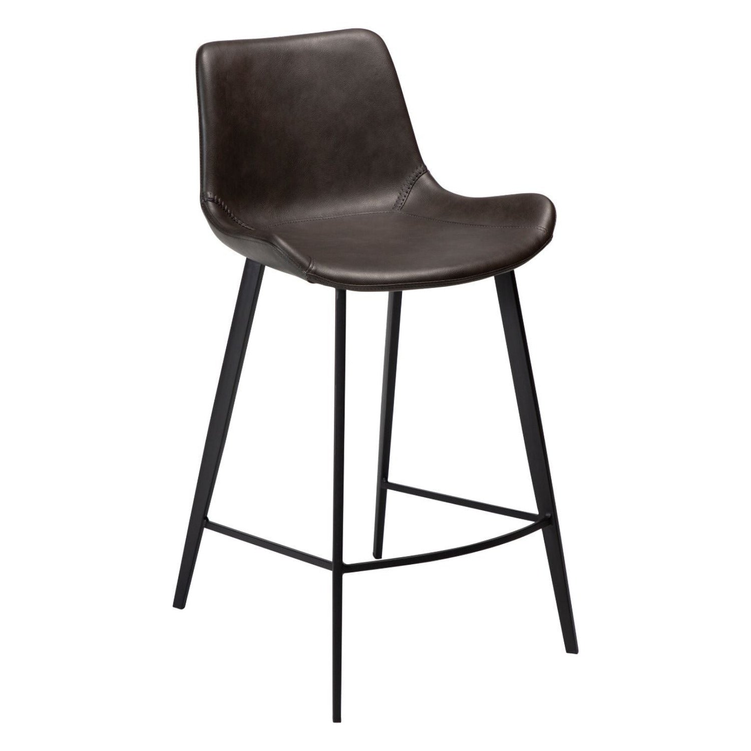 Dan-Form Hype counterstol – Vintage Grey faux læder