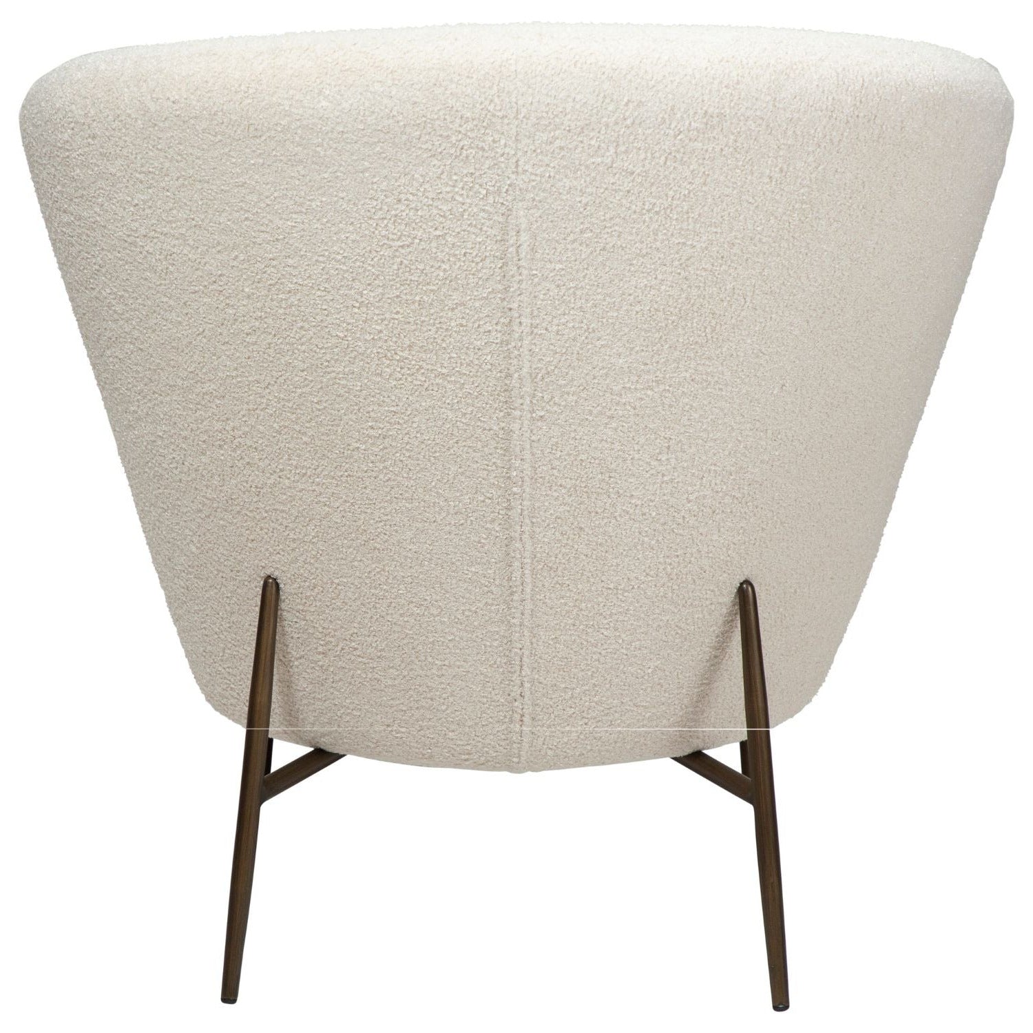 Dan-Form Orbit loungestol i Dove bouclé