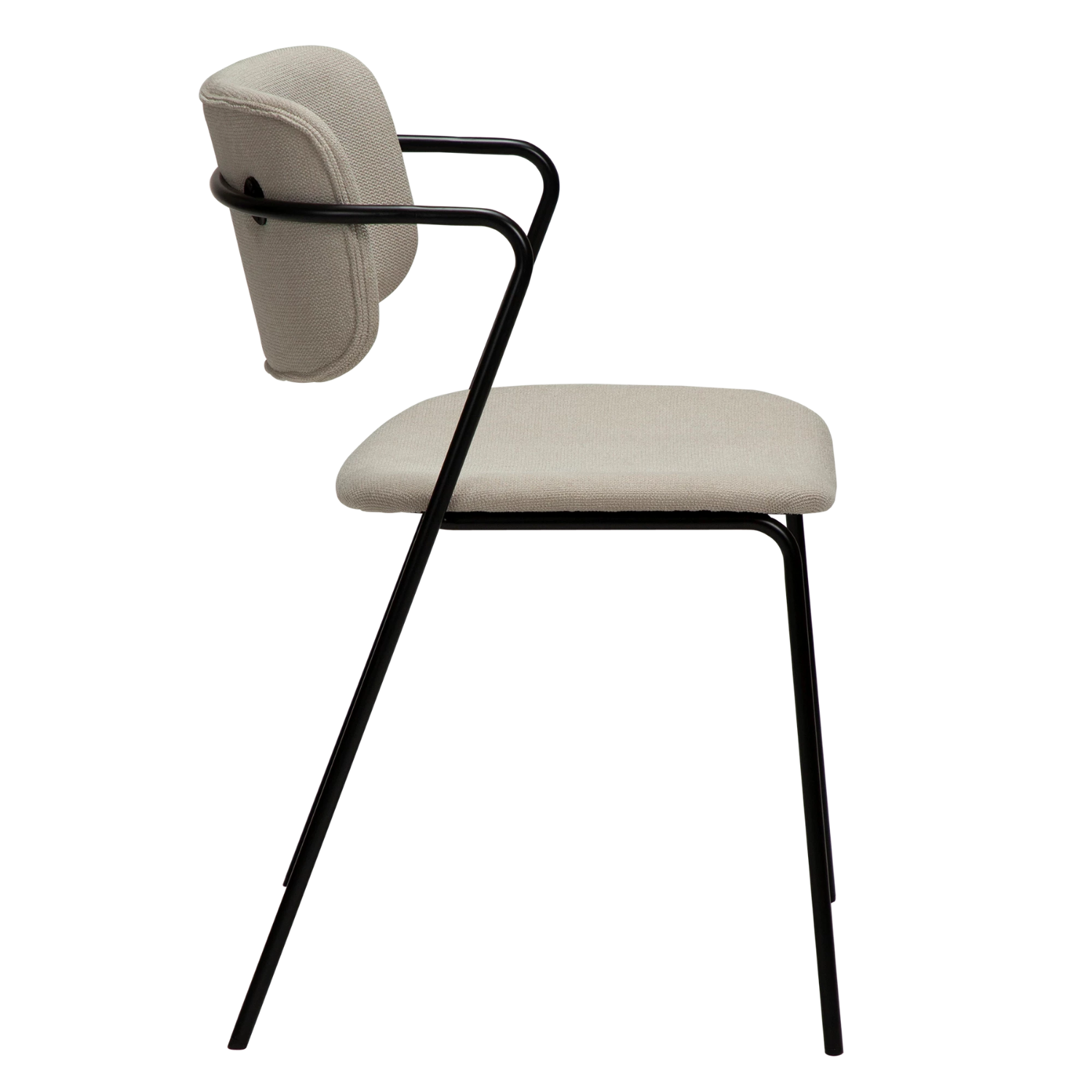 Dan-Form Zed spisebordsstol – Desert sand stof
