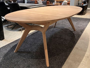DEMO MODEL - Kristensen Amelia bådformet spisebord - AFHENTNINGSTILBUD