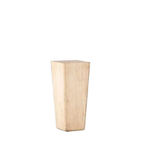 Firkantede koniske ben - eg - 12 cm
