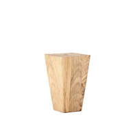 Square Oak - naturolieret eg - 12 cm