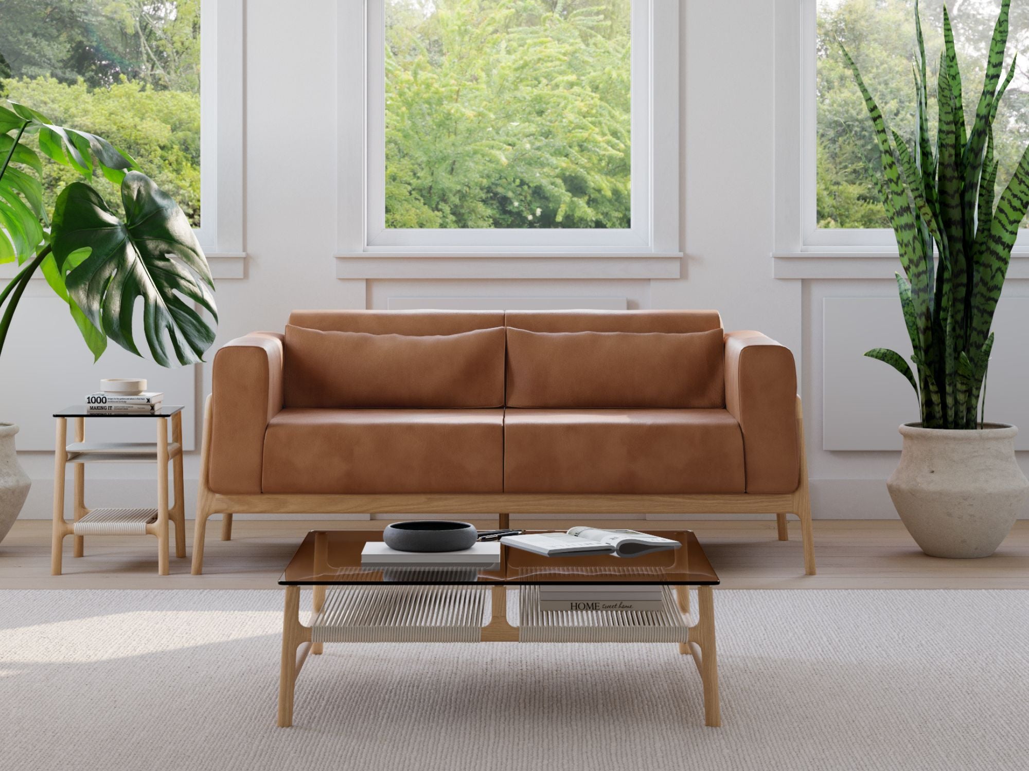 Fawn sofa