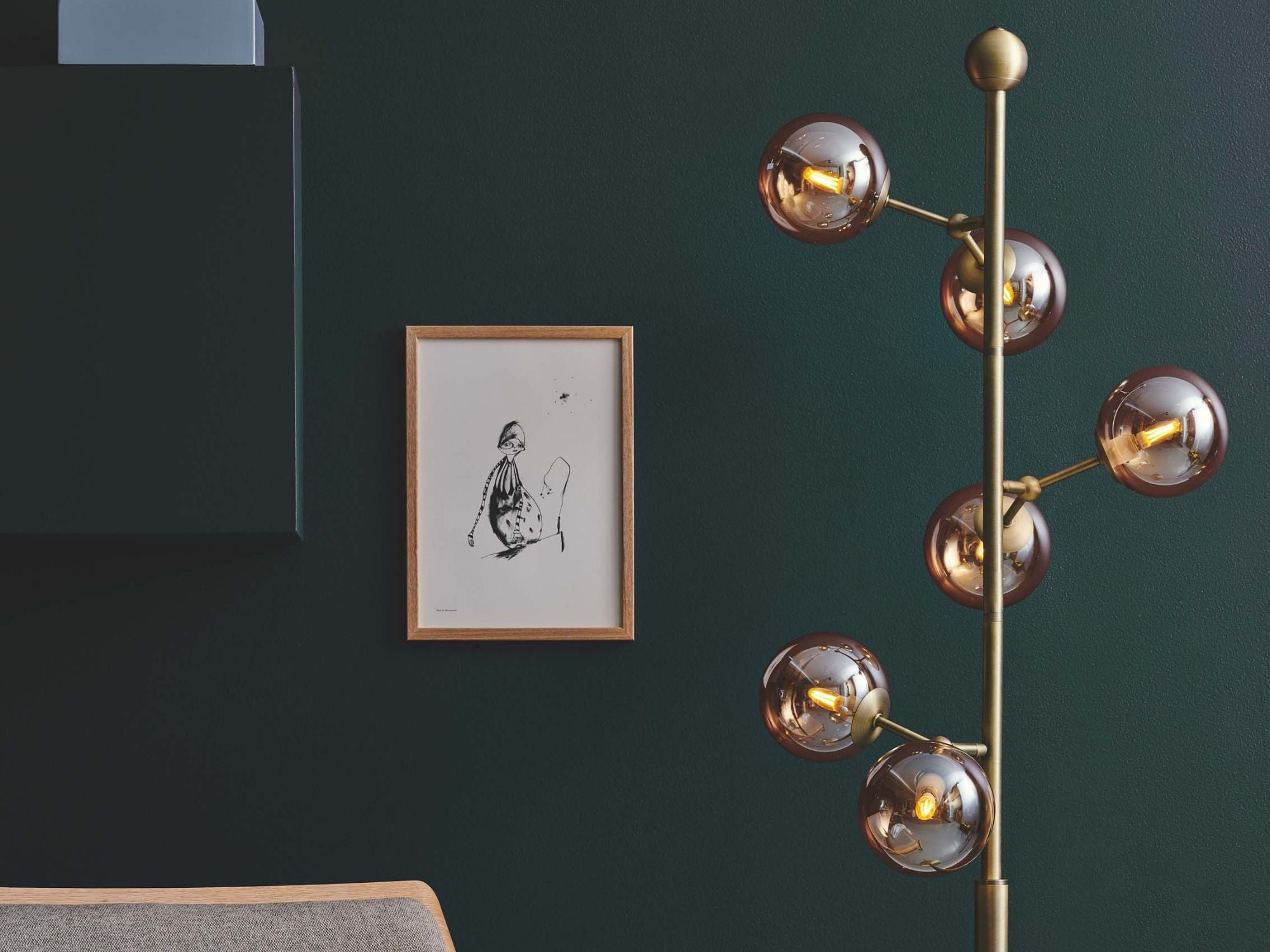 Atom gulvlampe