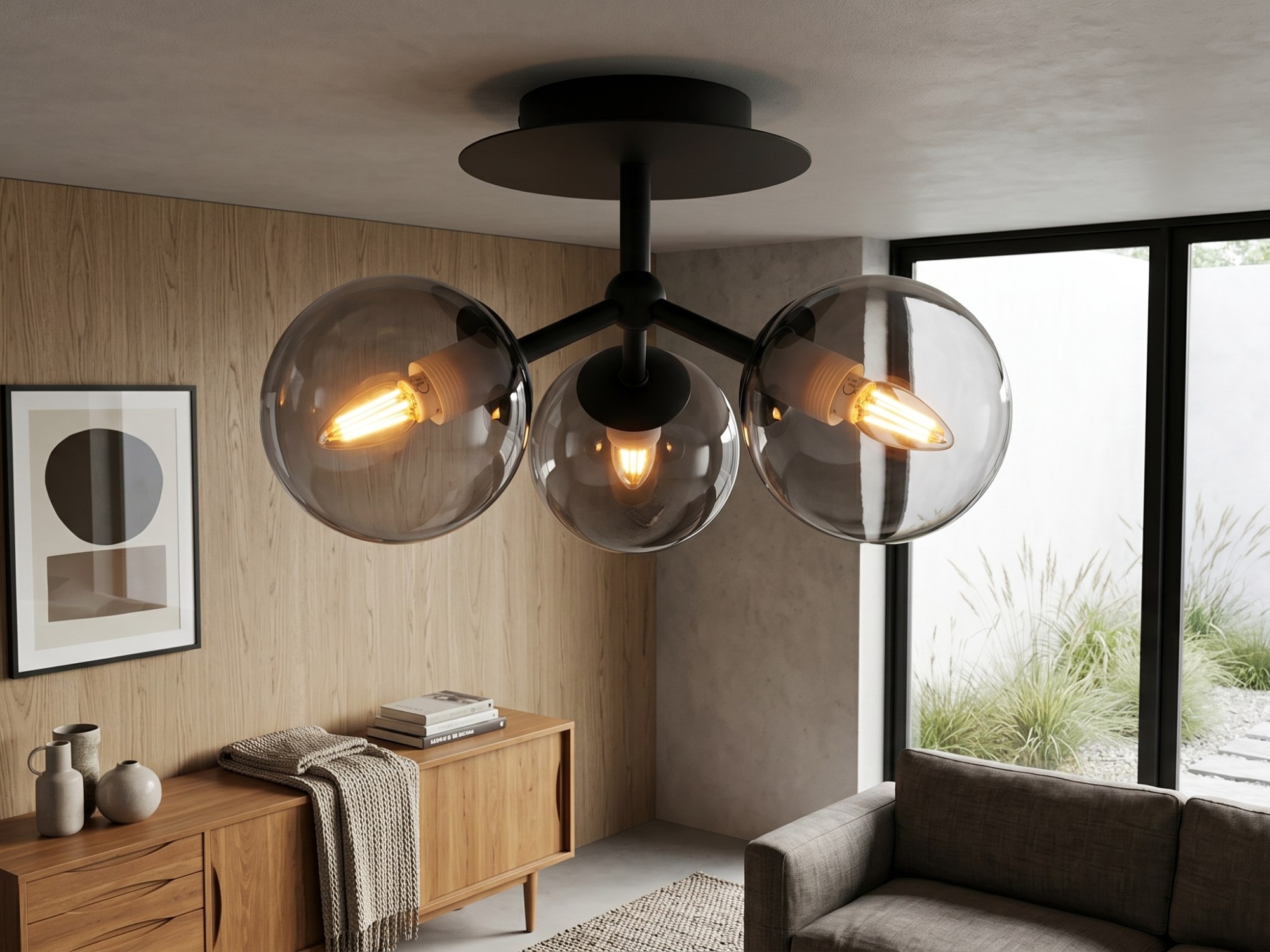 Atom Trio loftlampe