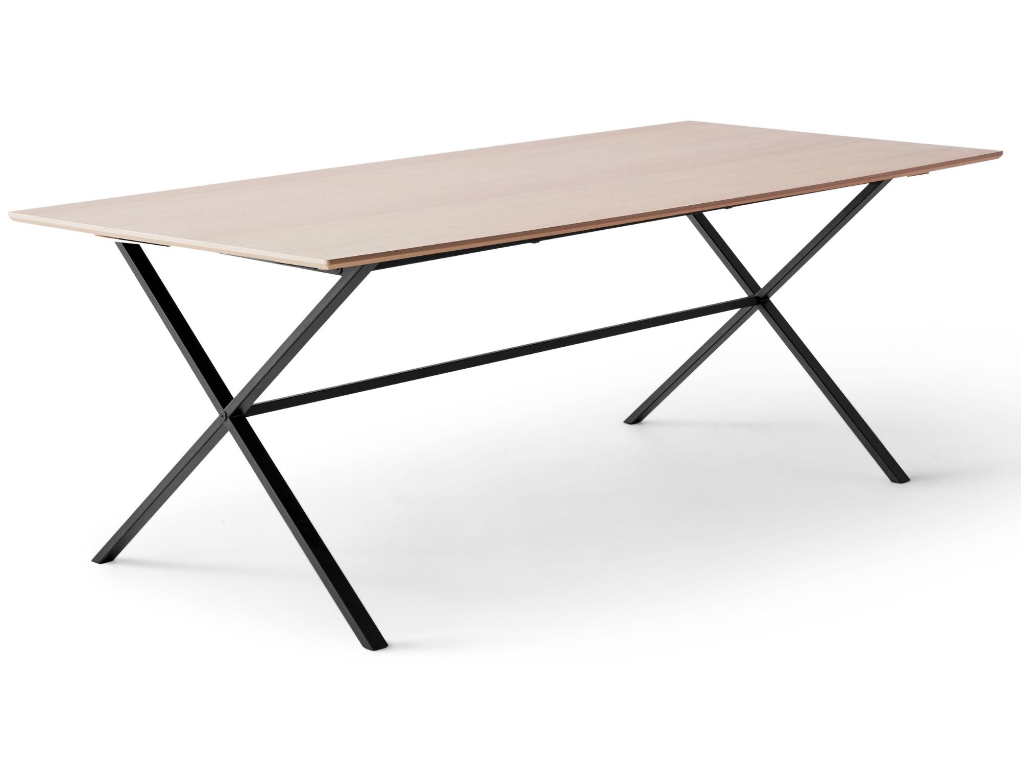 Spisebord m. cross stel (L165 x B90 cm)