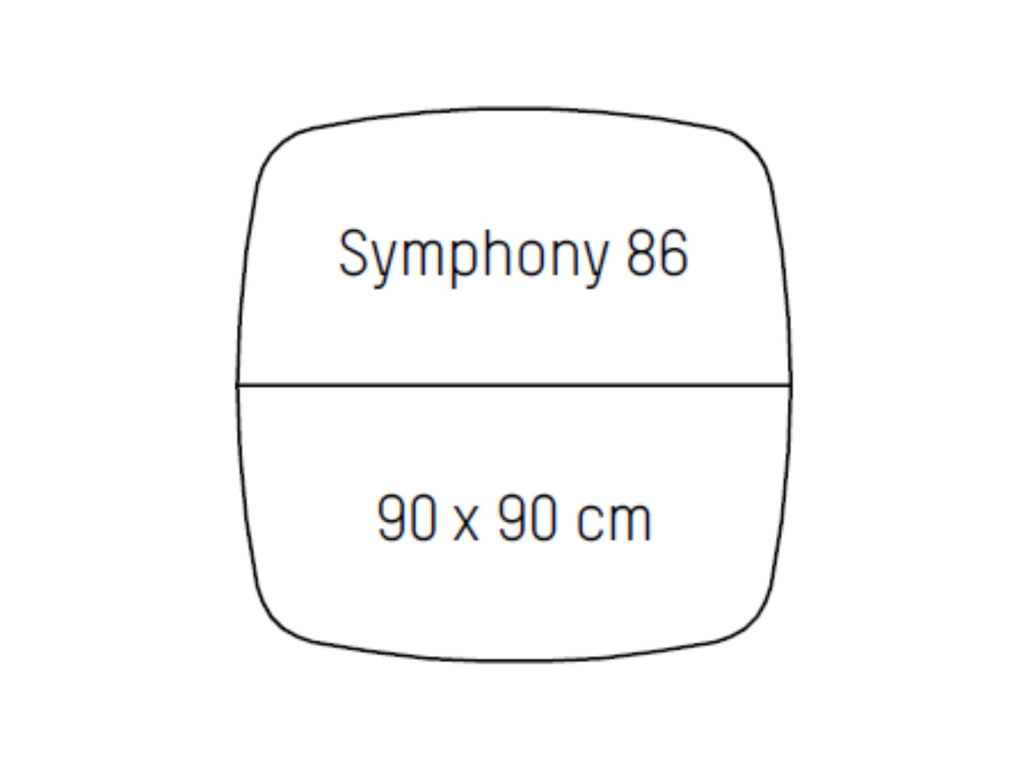 Symphony spisebord m. splitben