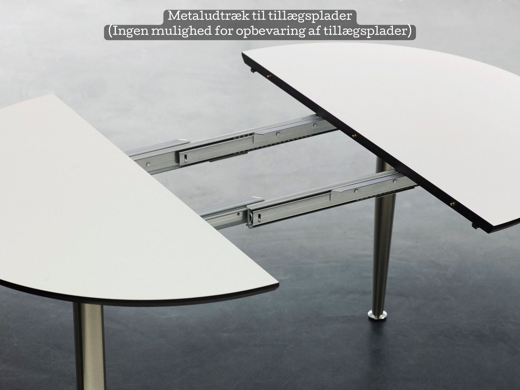Symphony spisebord massiv plade m. splitben
