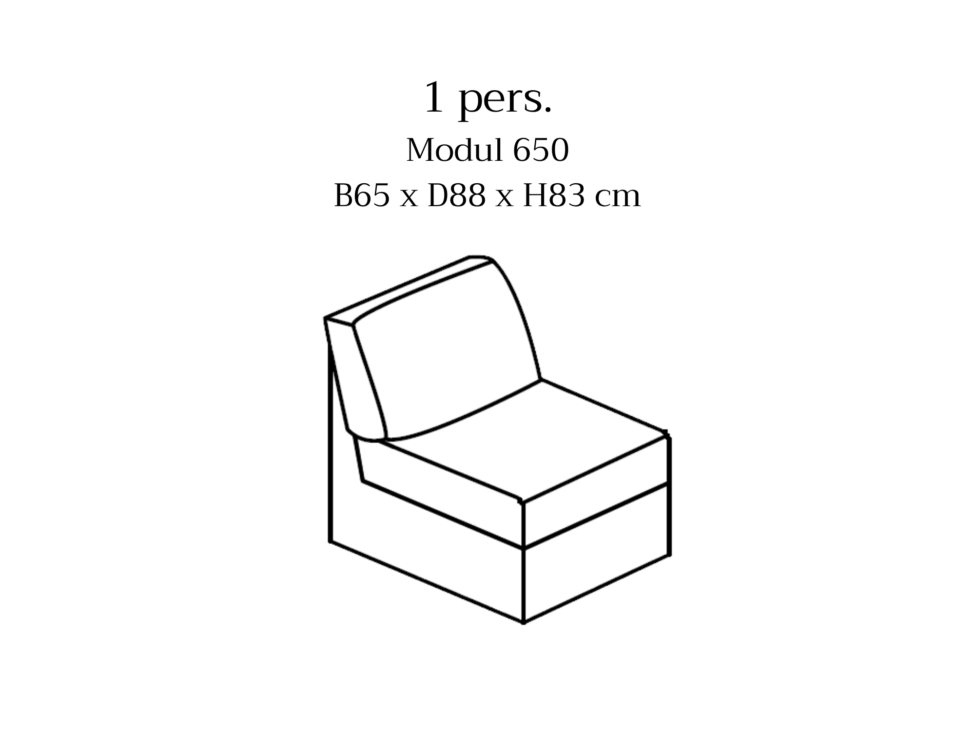 Vision modulsofa