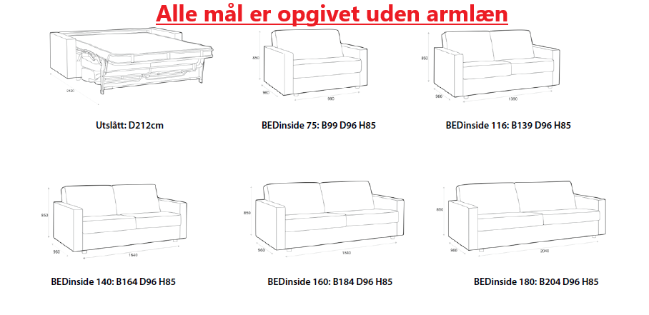 Sovesofa SideIN