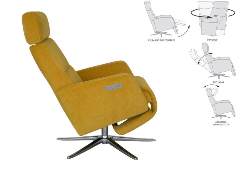Space 3400 Power lænestol m. recliner