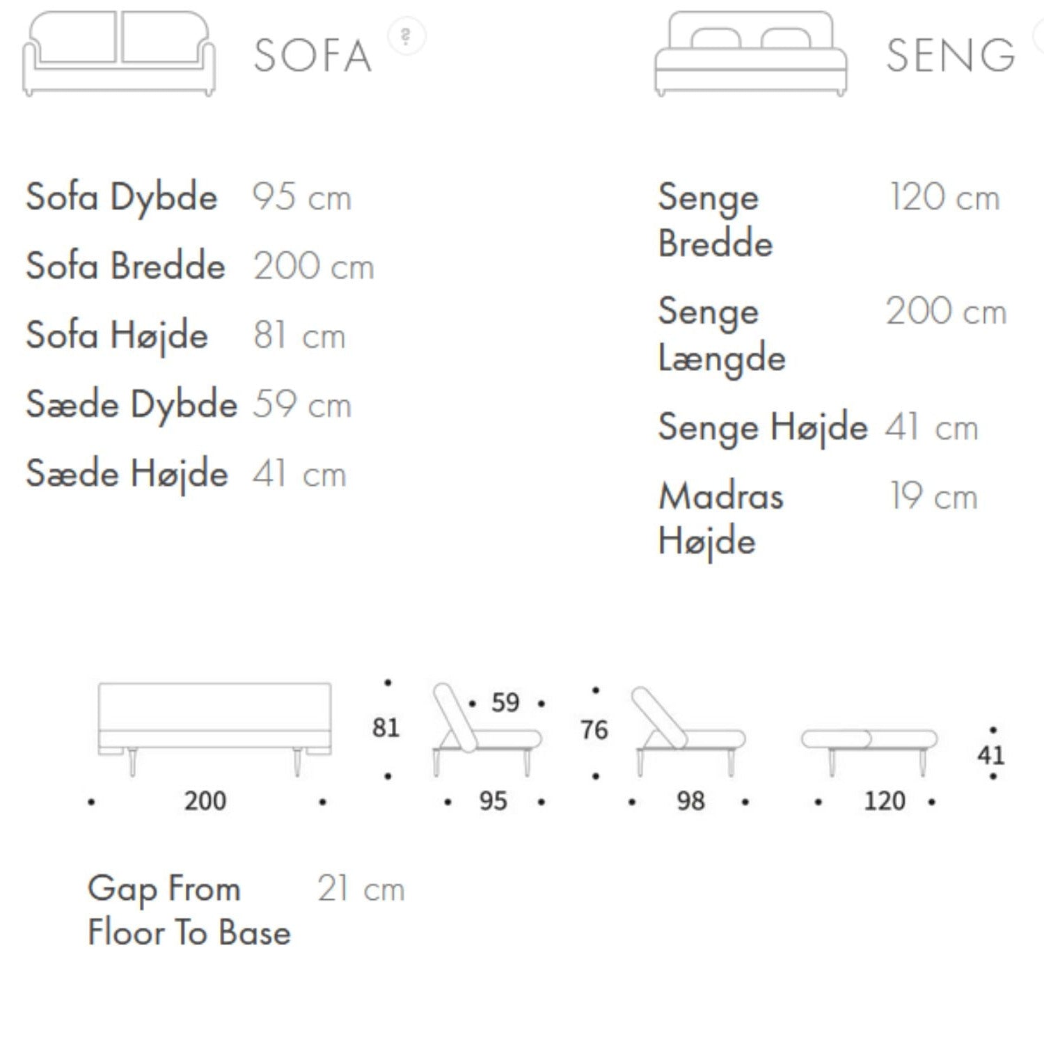 Unfurl sovesofa