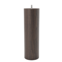Rundt ben - røget eg - 19 cm