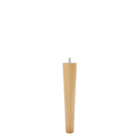 Rundt konisk ben - eg - 10 cm