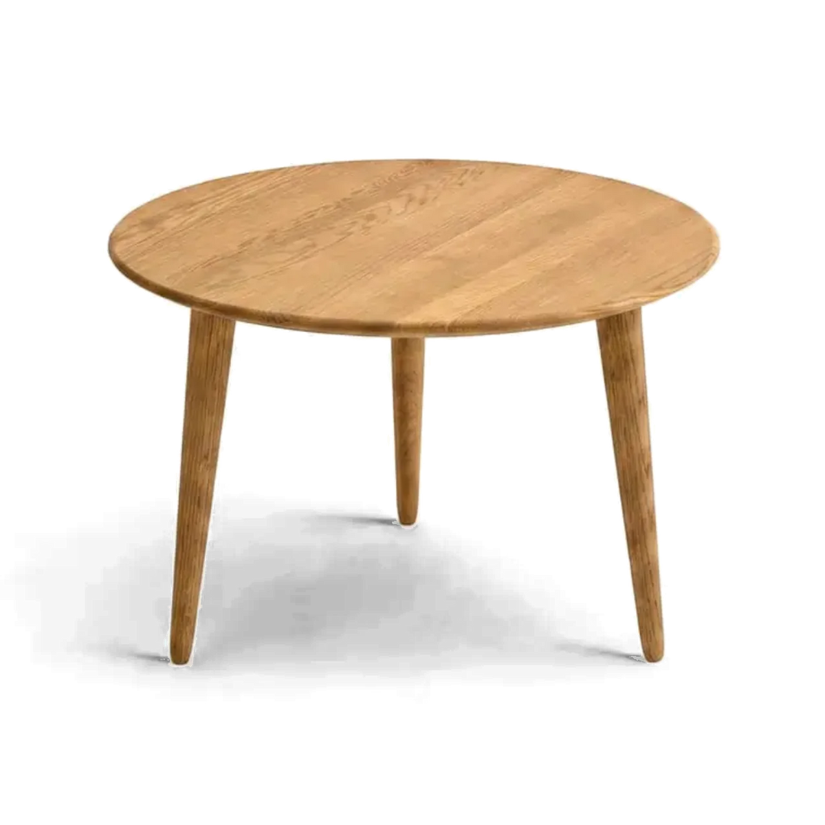 Thomsen Furniture Katrine Oak sofabord, rund i naturolieret eg med egeben