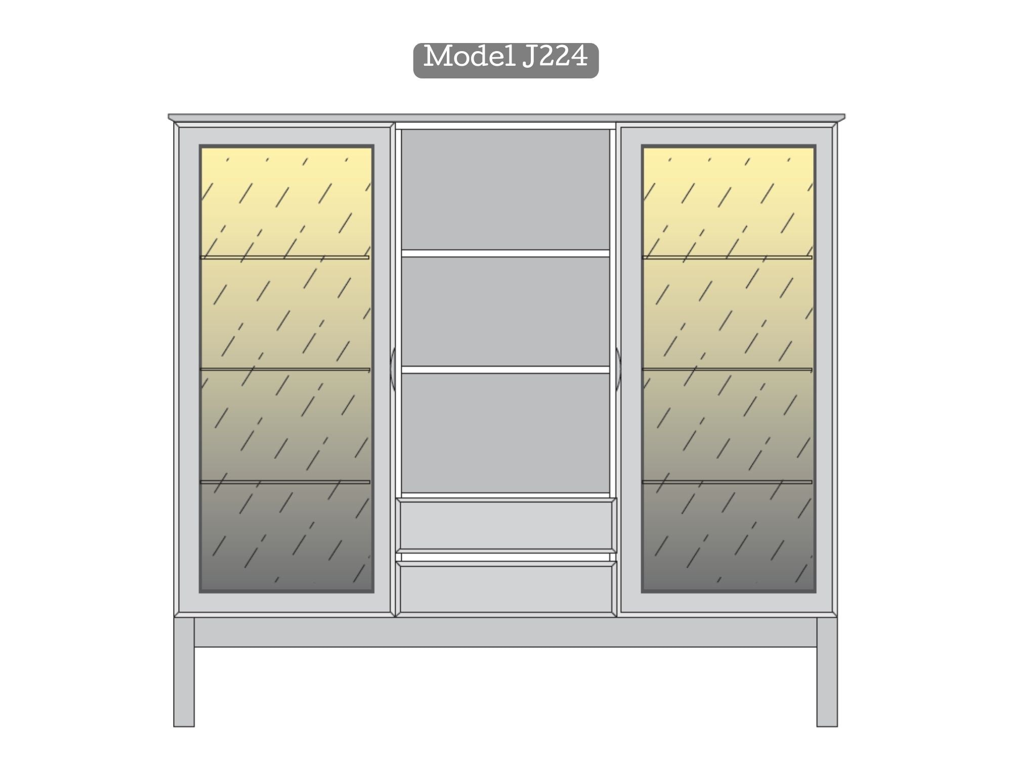 Highboard 153139
