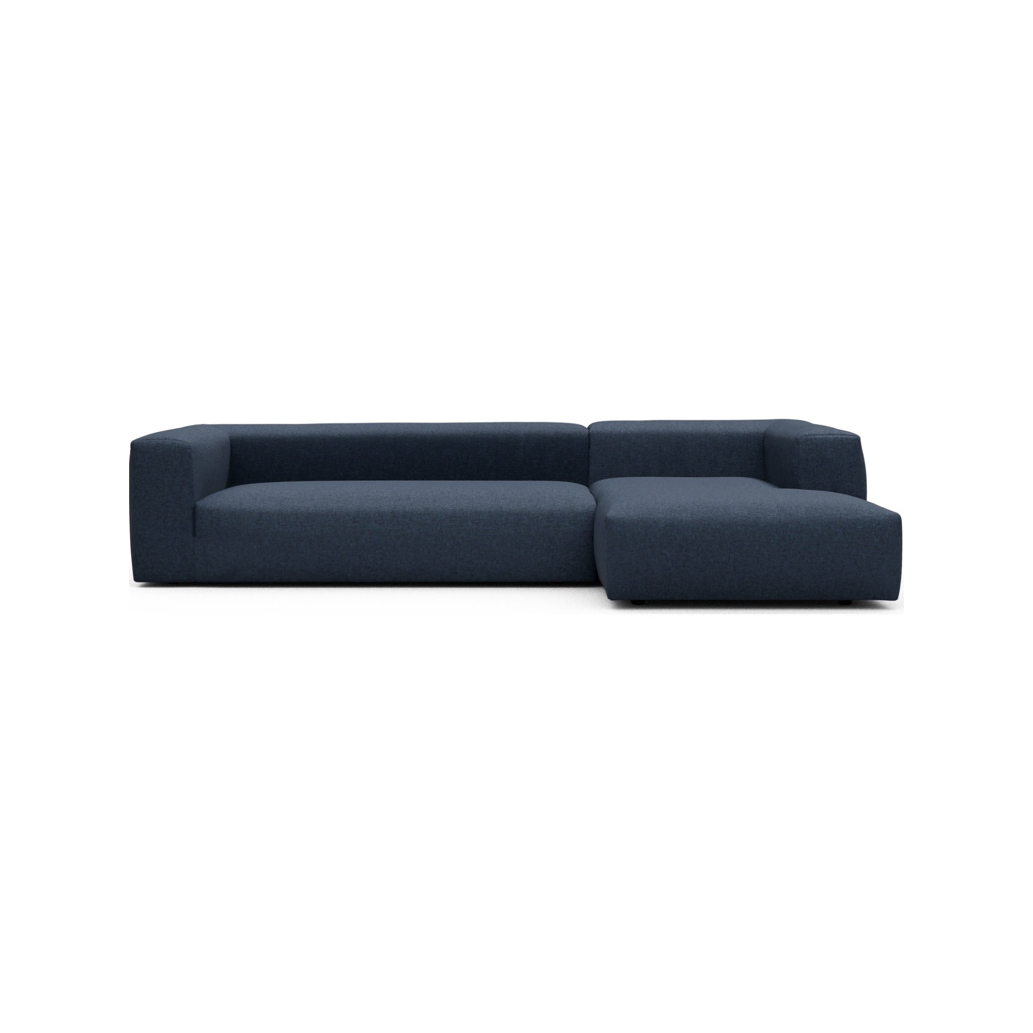 Kragelund Kornum modulsofa 2,5 + chaiselong (H) i Sama 339 Deep Blue