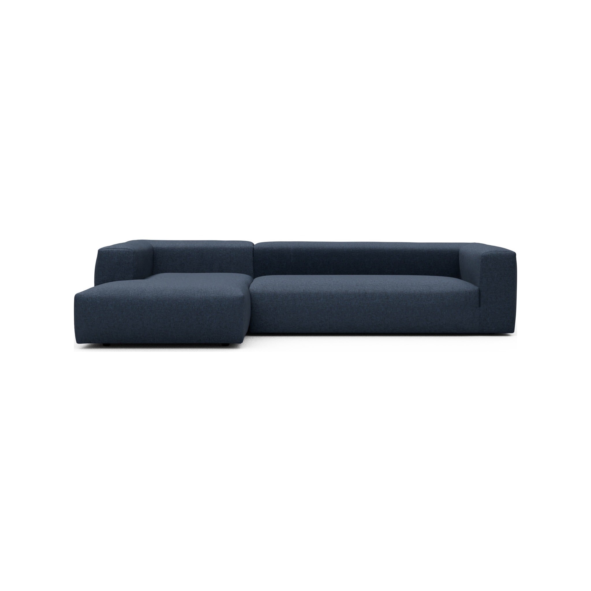 Kragelund Kornum modulsofa 2,5 + chaiselong (V) i Sama 339 Deep Blue
