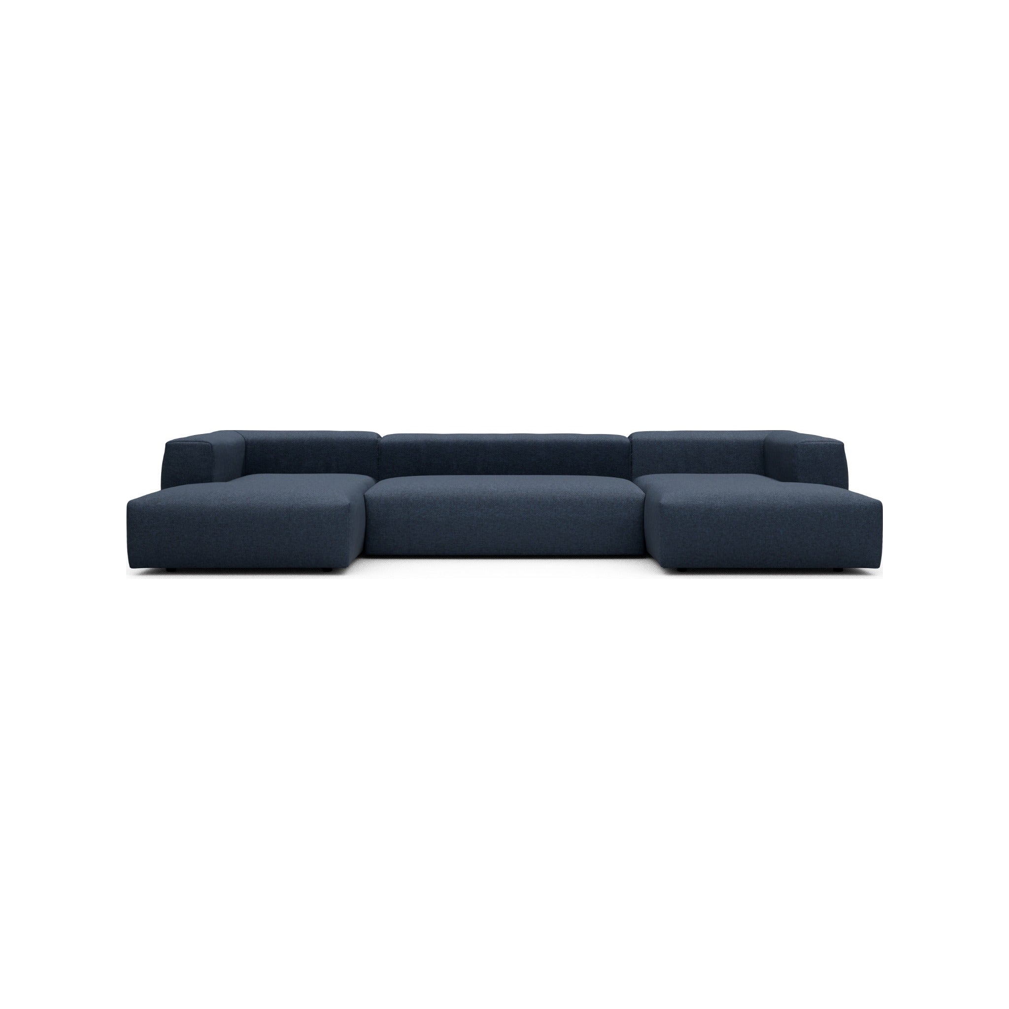 Kragelund Kornum modulsofa Dobbelt chaiselongsofa i Sama 339 Deep Blue