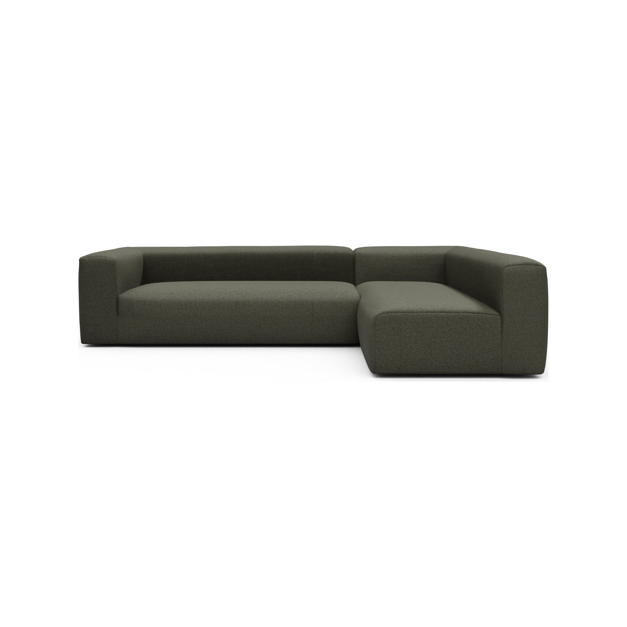 Kragelund Kornum modulsofa 2 + 2,5 hjørnesofa (H) i Sama 335 Winter Moss