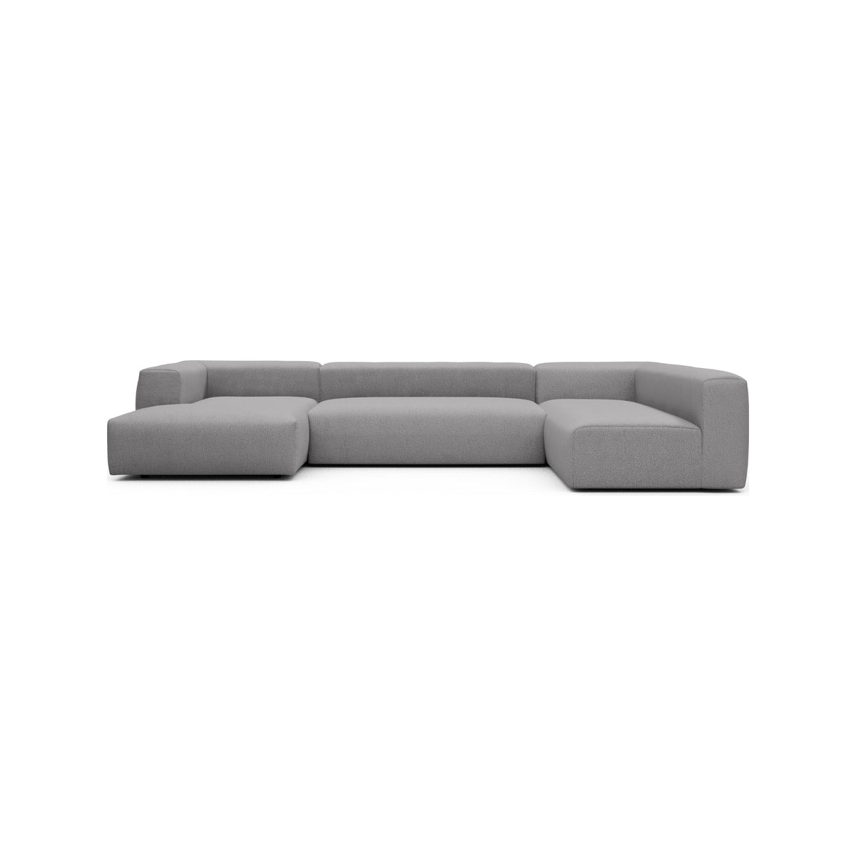 Kragelund Kornum modulsofa 2,5 + 2 hjørnesofa + chaiselong (V) i Sama 336 Grey