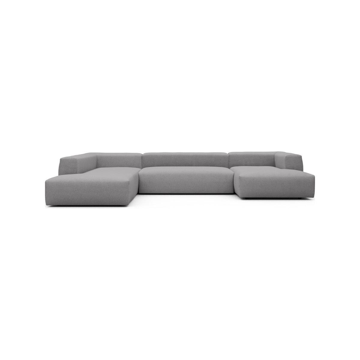 Kragelund Kornum modulsofa Openend hjørnesofa + chaiselong (H) i Sama 336 Grey