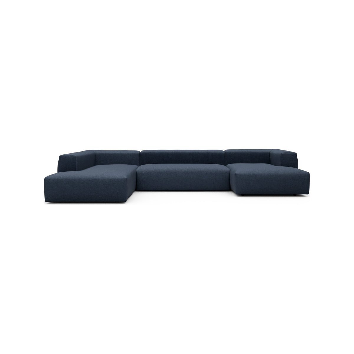 Kragelund Kornum modulsofa Openend hjørnesofa + chaiselong (H) i Sama 339 Deep Blue
