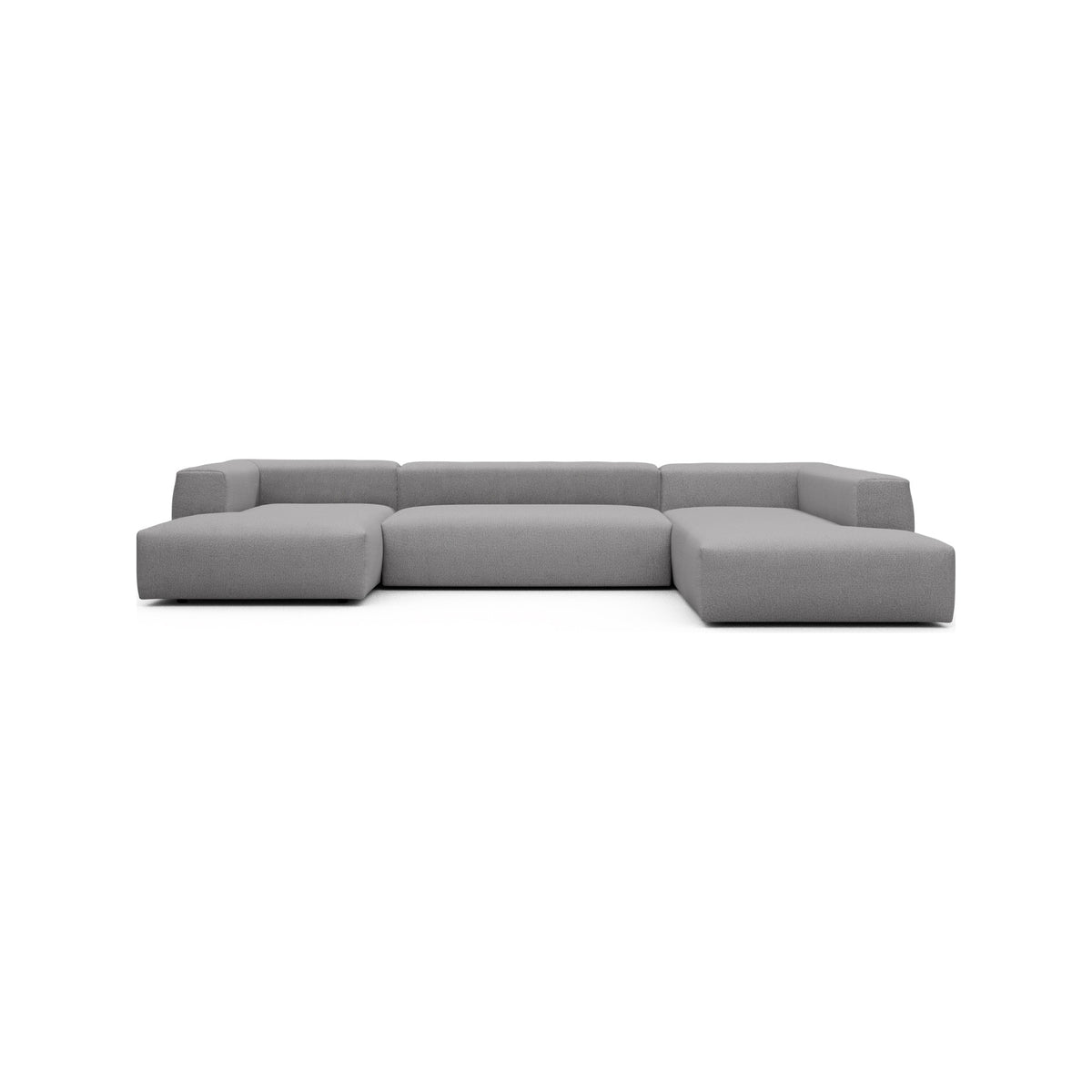 Kragelund Kornum modulsofa Openend hjørnesofa + chaiselong (V) i Sama 336 Grey