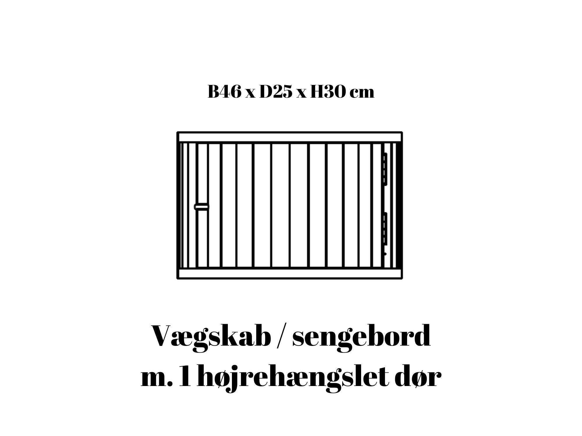 Velvet sengebord