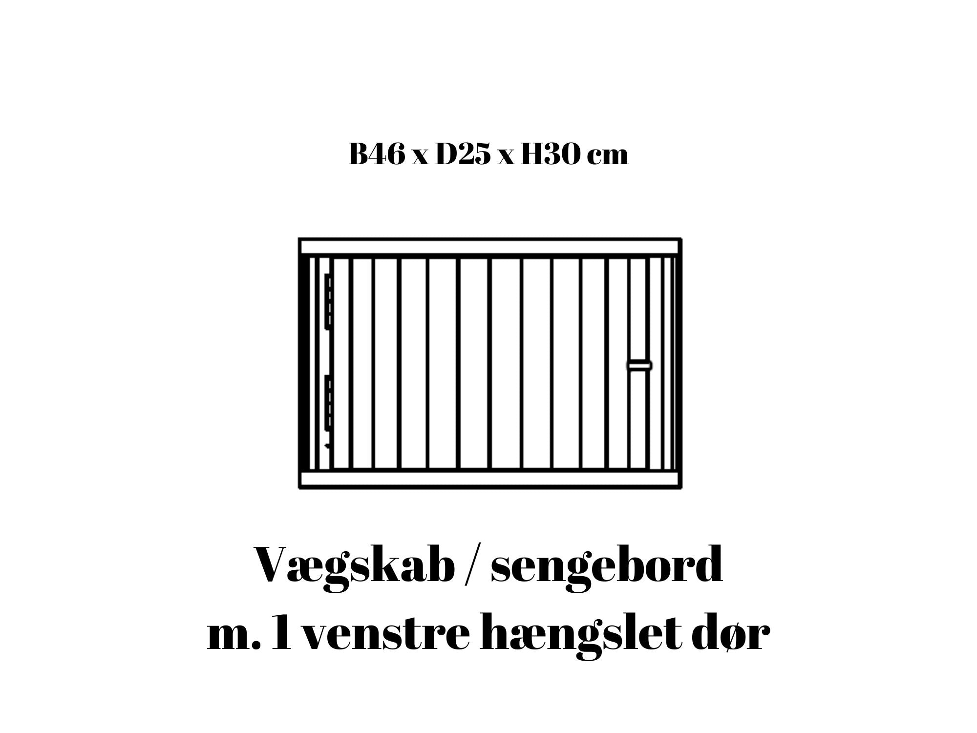 Velvet sengebord