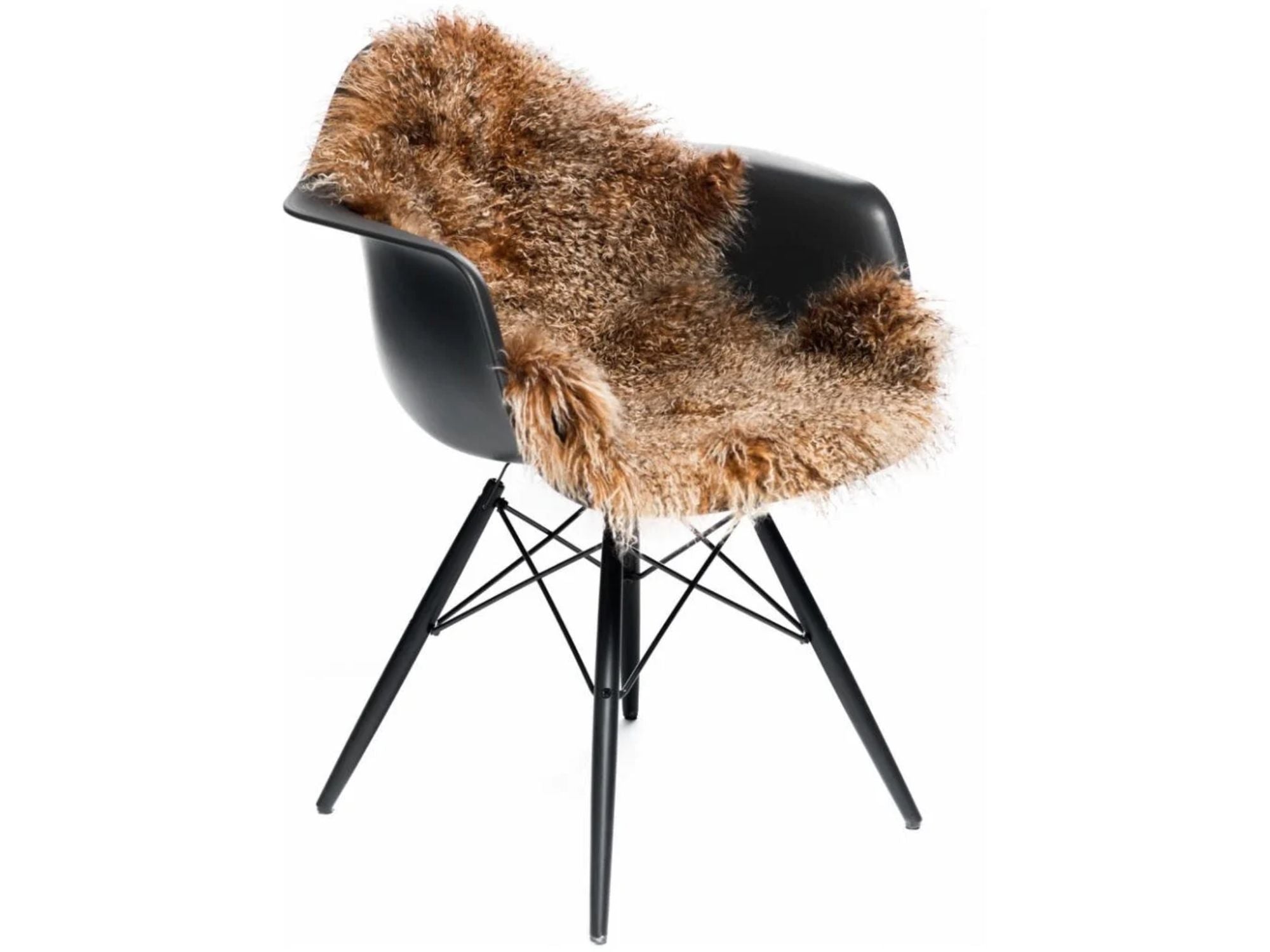 Langhåret lammeskind - Tibet (L135 cm)